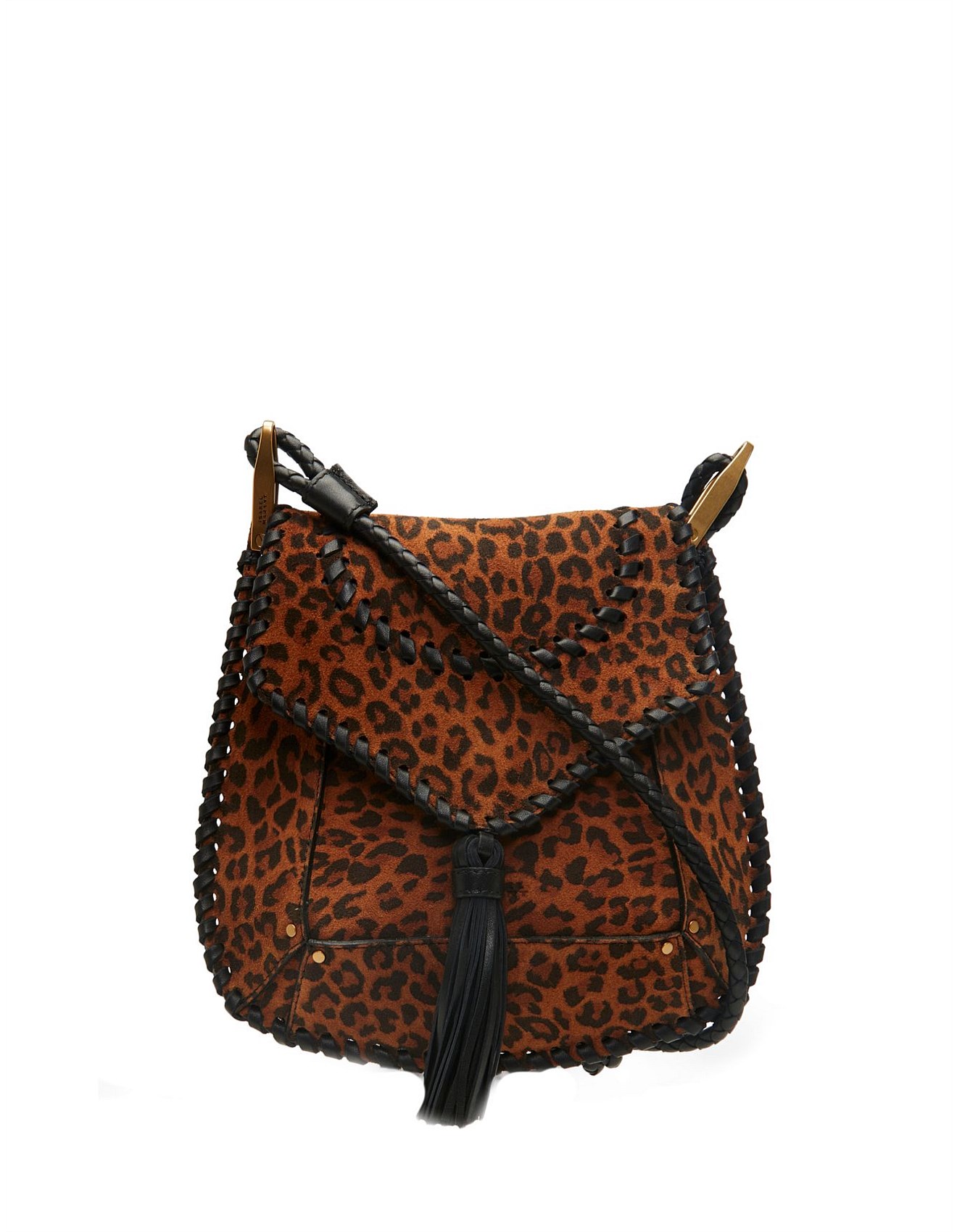 Isabel Marant Anahi Leopard Print Shoulder Bag | David Jones