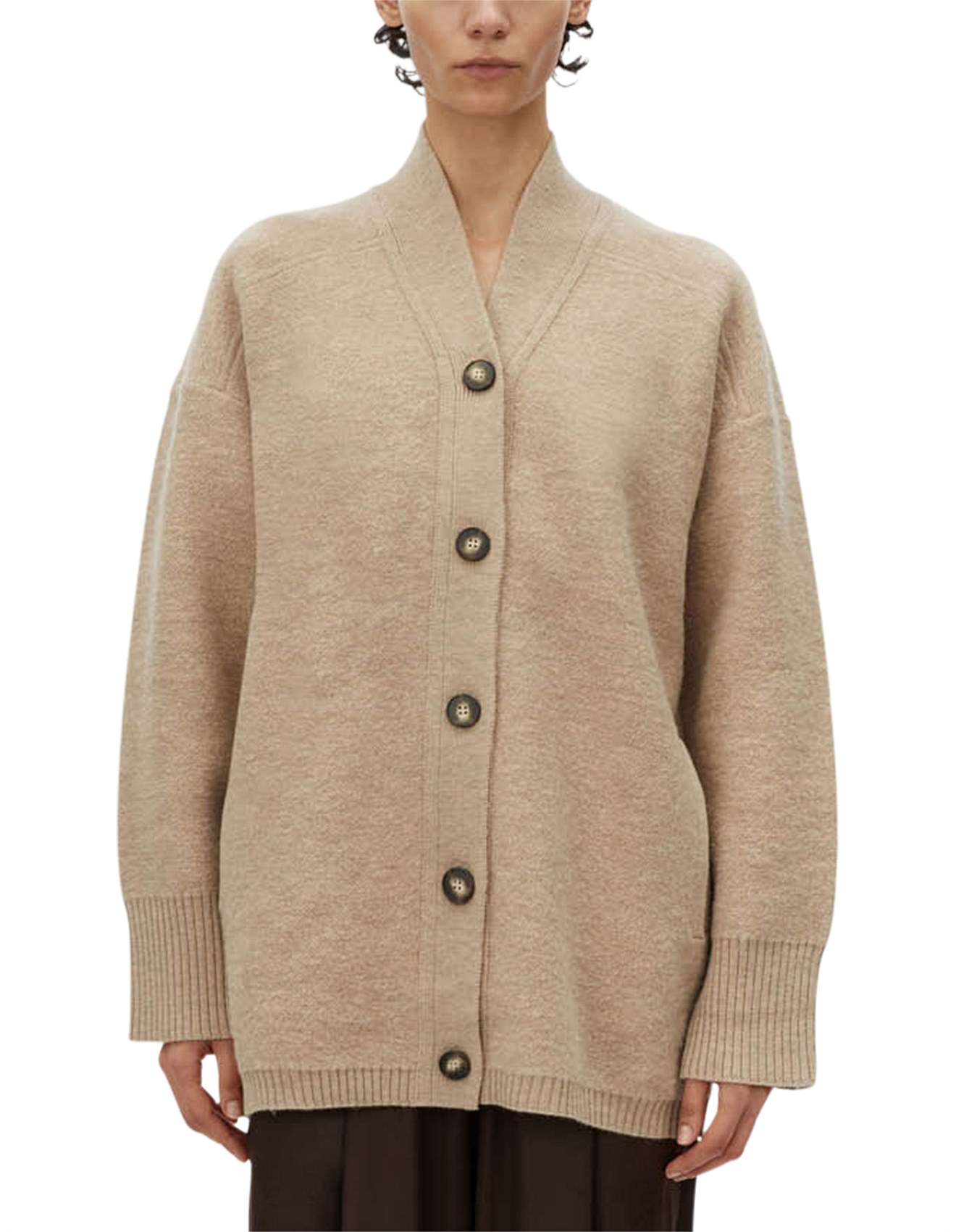 RHODOLIRION ロドリリオン カシミヤ混ブラッシュカーディガン RHODOLIRION ロドリリオン カシミヤ混ブラッシュカーディガン