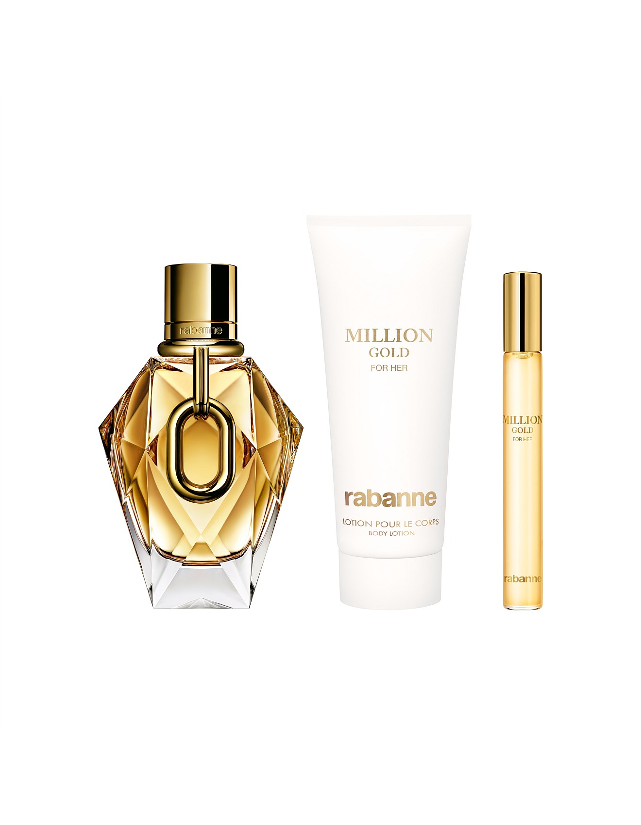 Rabanne Million Gold For Her 90ml Gift Set | David Jones