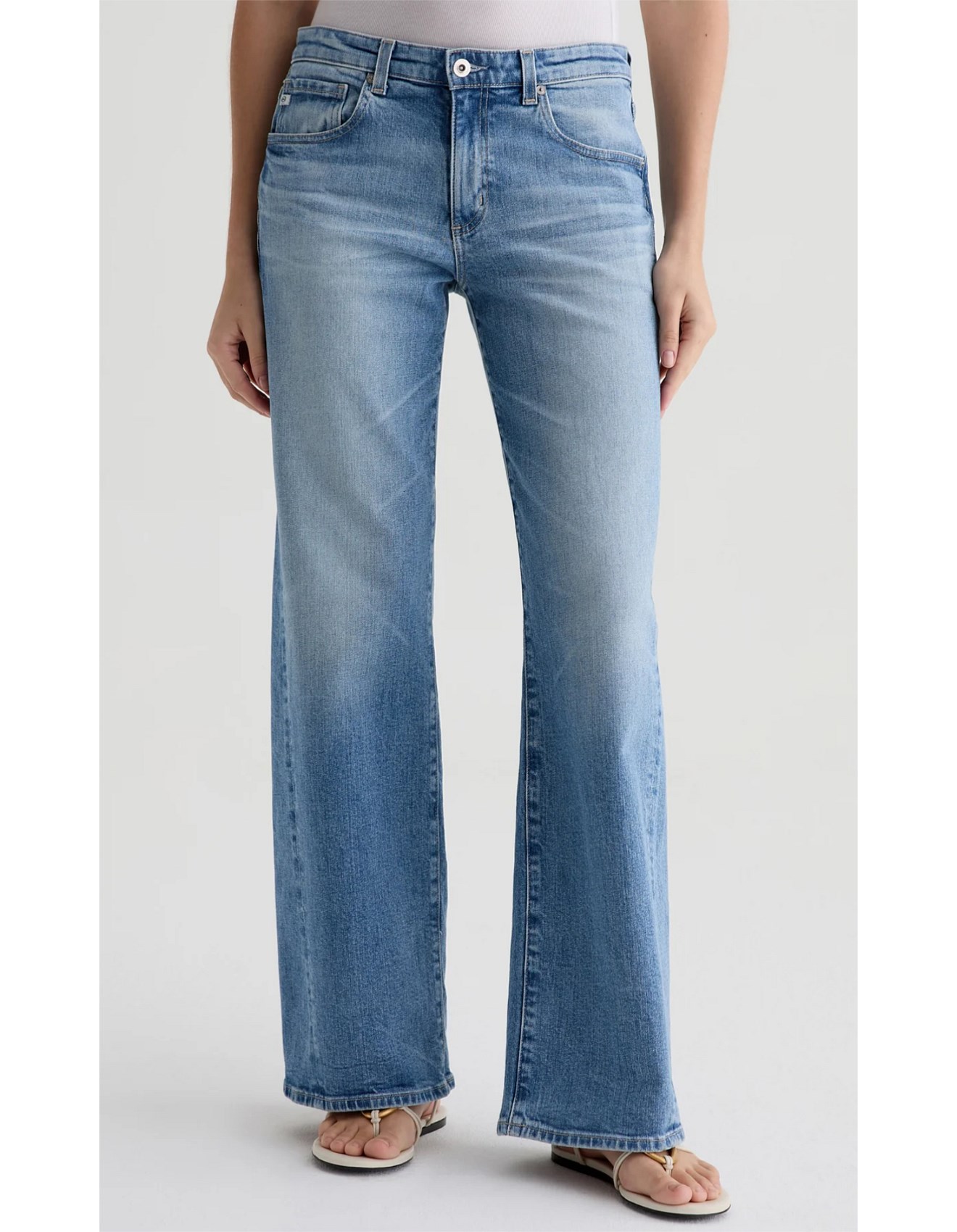Ag Adriano Goldschmied Adria Wide Leg Jean David Jones