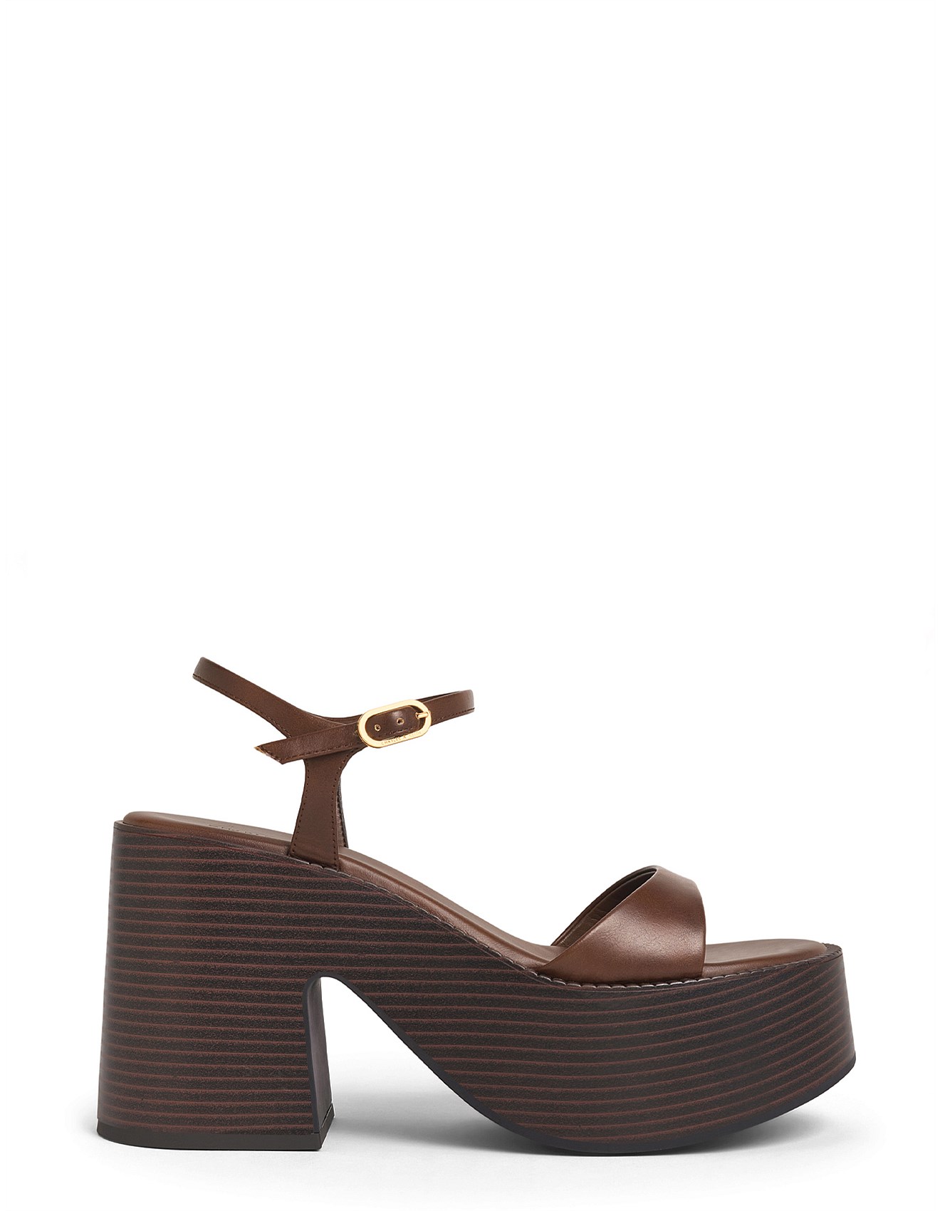 Charles Keith Women's Platform Open Toe Wedges Sandal David Jones