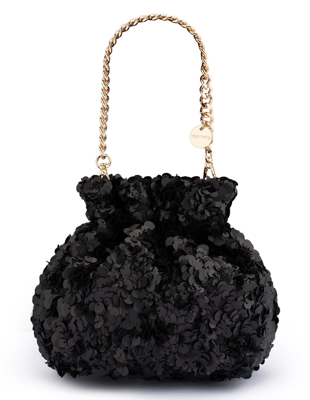 Olga Berg Mattie Sequin Pouch David Jones