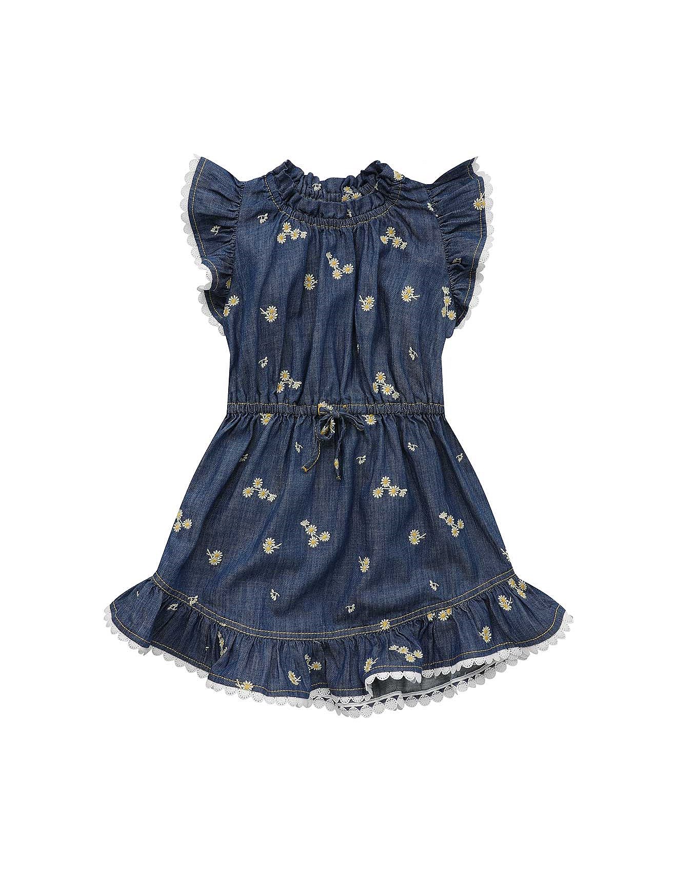 Zimmermann Lucky Kids Denim Flip Dress (2-12 Years) David Jones