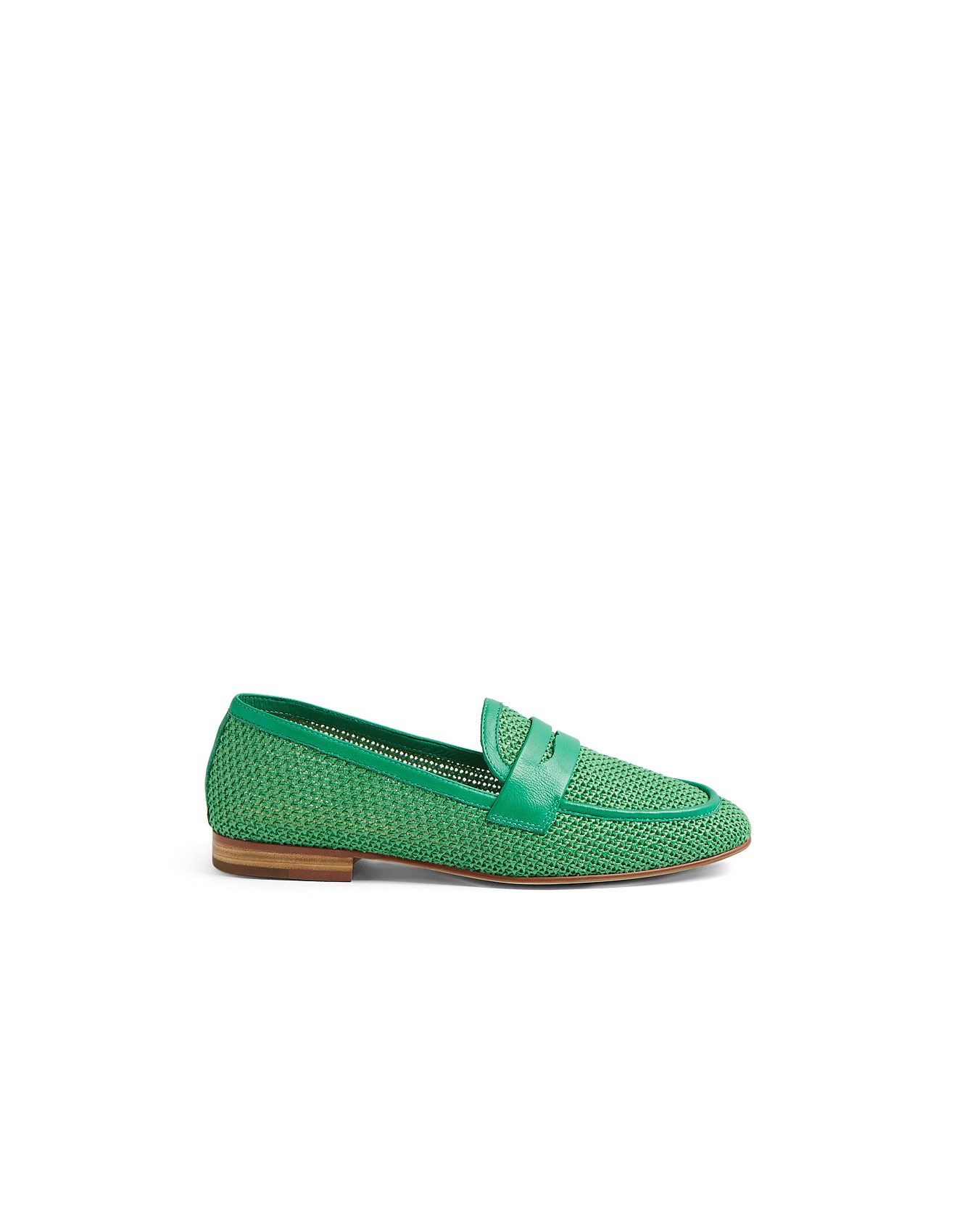 Midas Isaac Mi Emerald Syn Raffia Leather David Jones