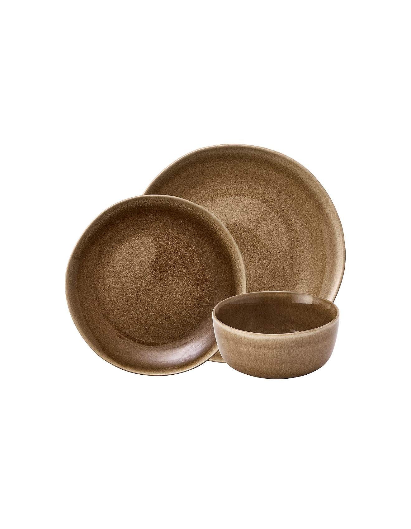 Allery 12pc Dinner Set Mocha