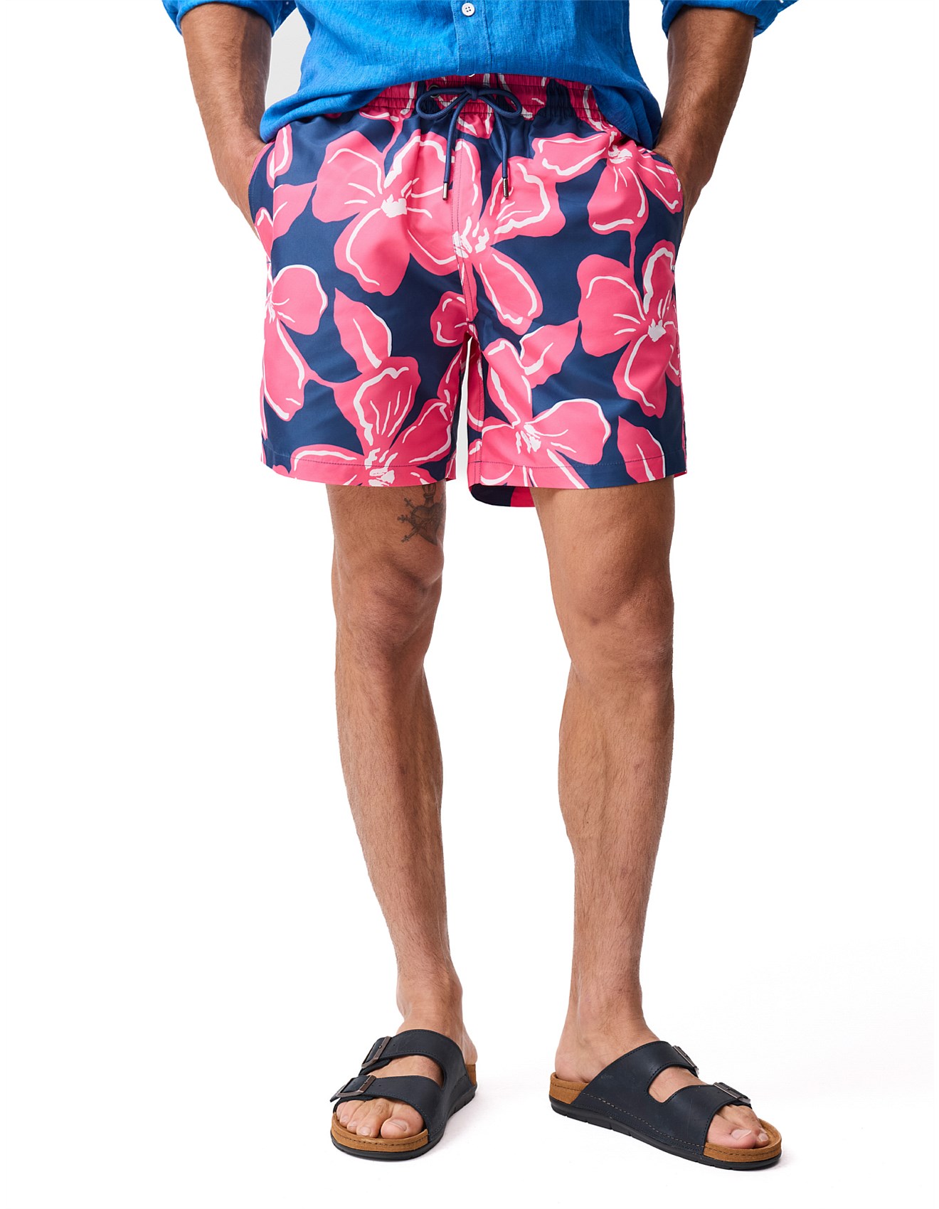Rodd & Gunn Broadford Swim Short -Fuchsia | David Jones