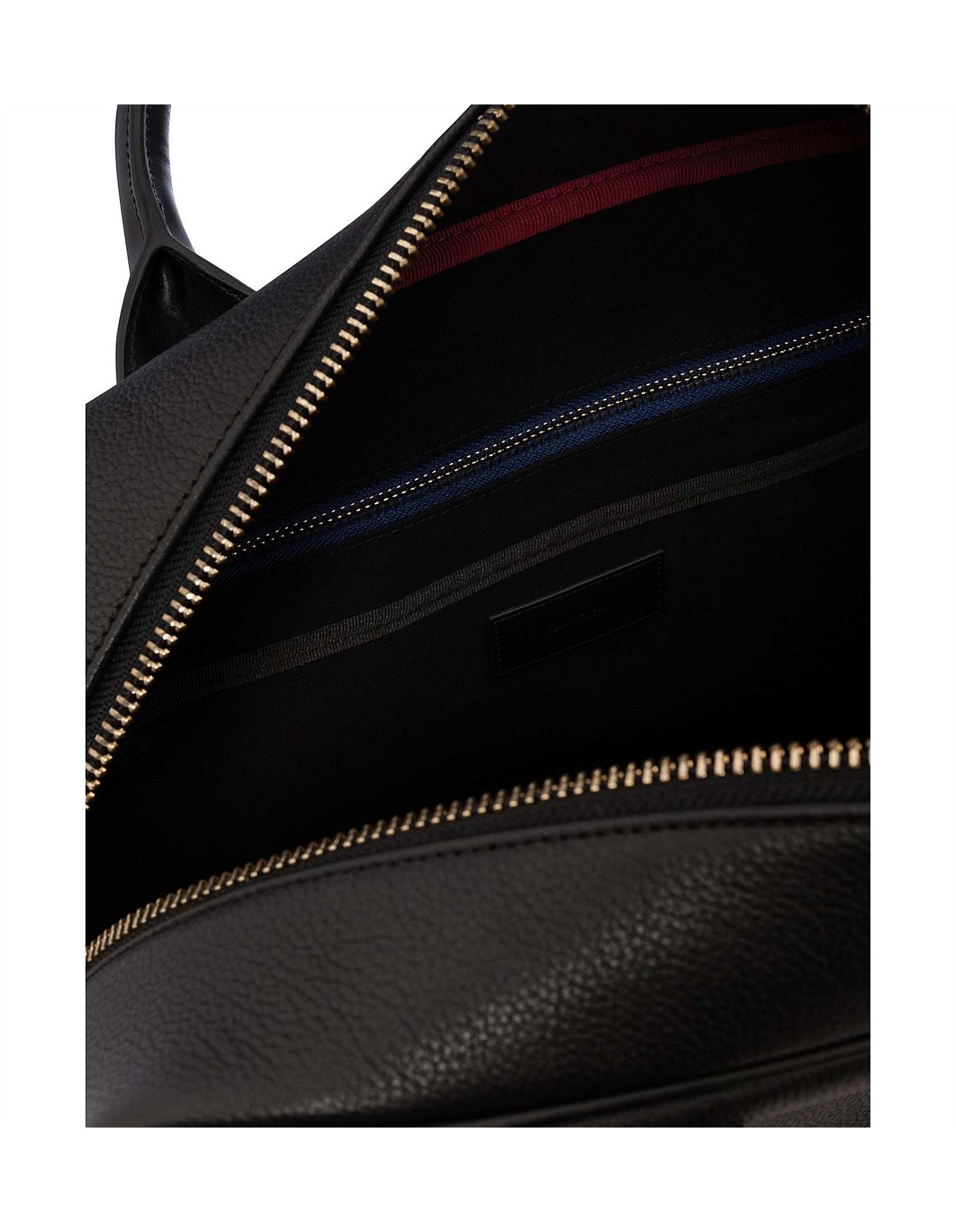 Paul Smith City bing Pebbled Leather Slim Briefcase With Strap