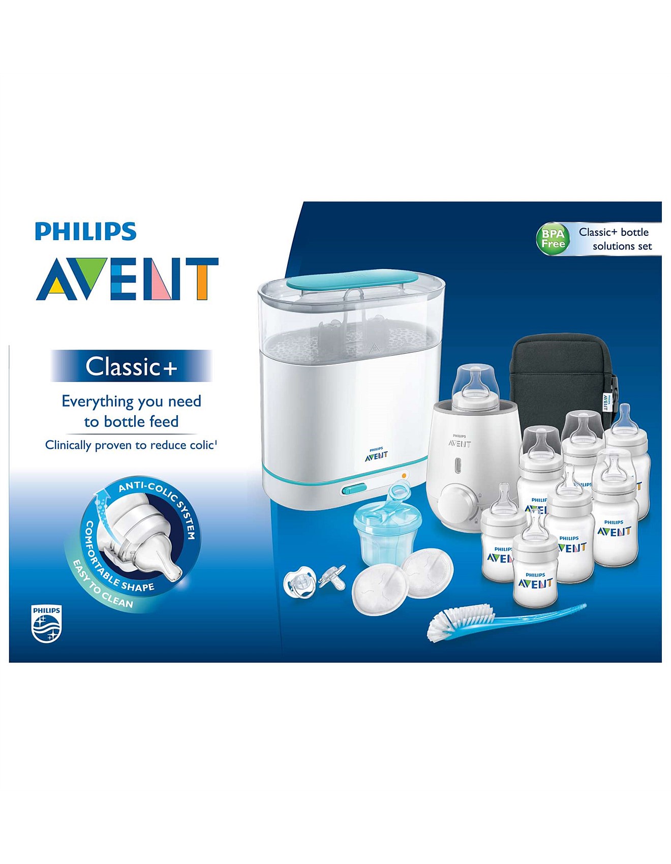 avent classic bottle solution set