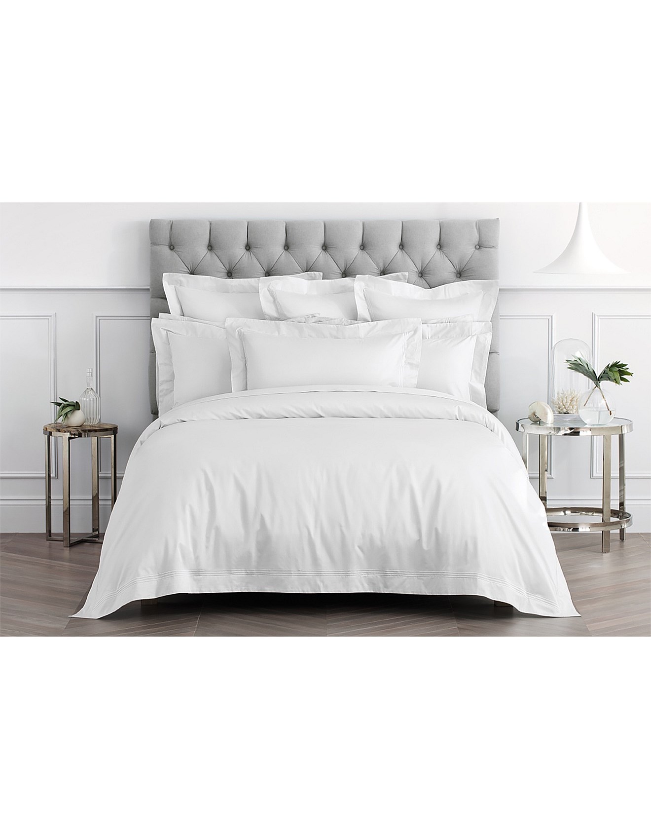 Bed & Bath Luxury Bedding & Bathroom David Jones Palais Lux Fitted Sheet 40cm