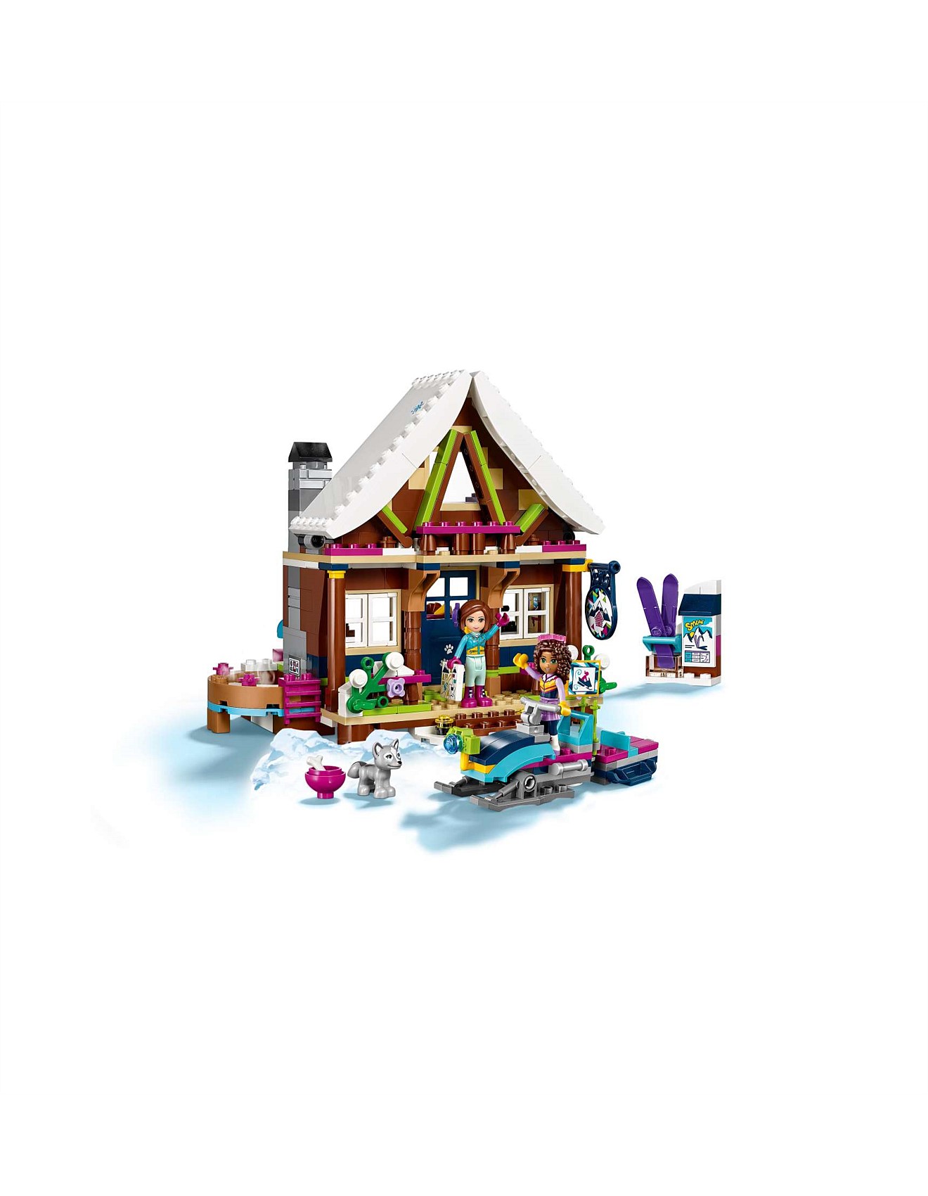 Sets Lego Friends Snow House Lego Friends Le Chalet De La Station