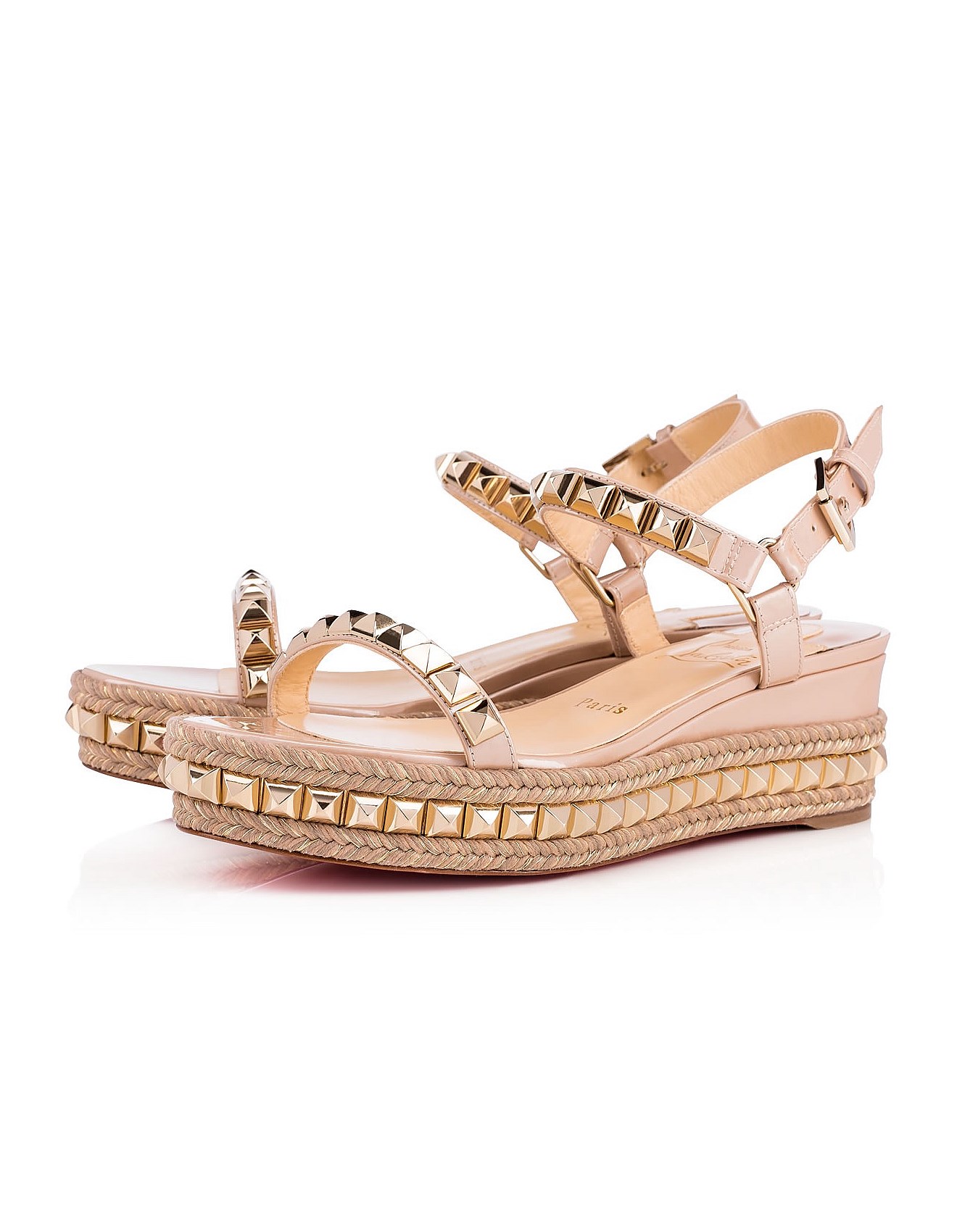 louboutin cataclou wedges