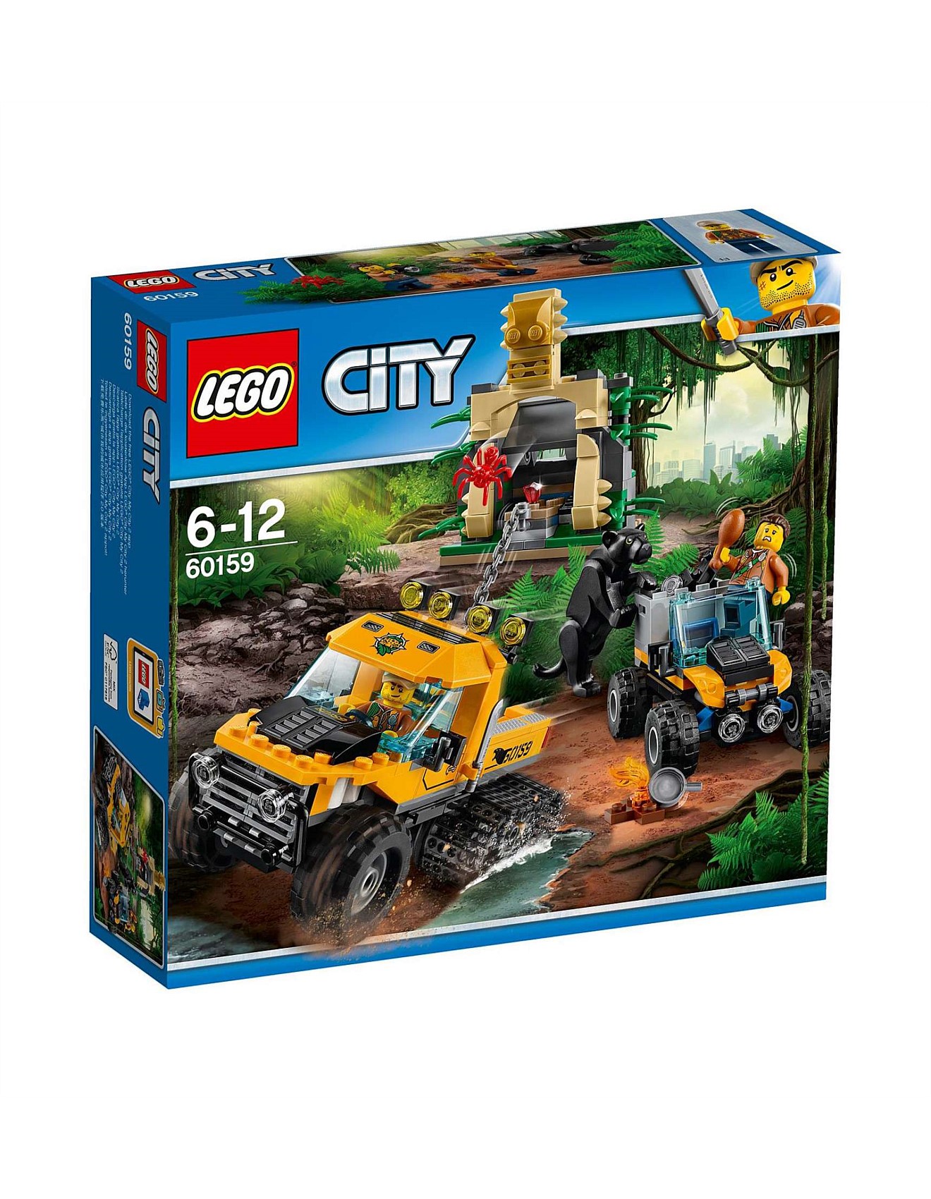 Lego Minifigure Lego City 60159 Jungle Halftrack Mission Lego Half
