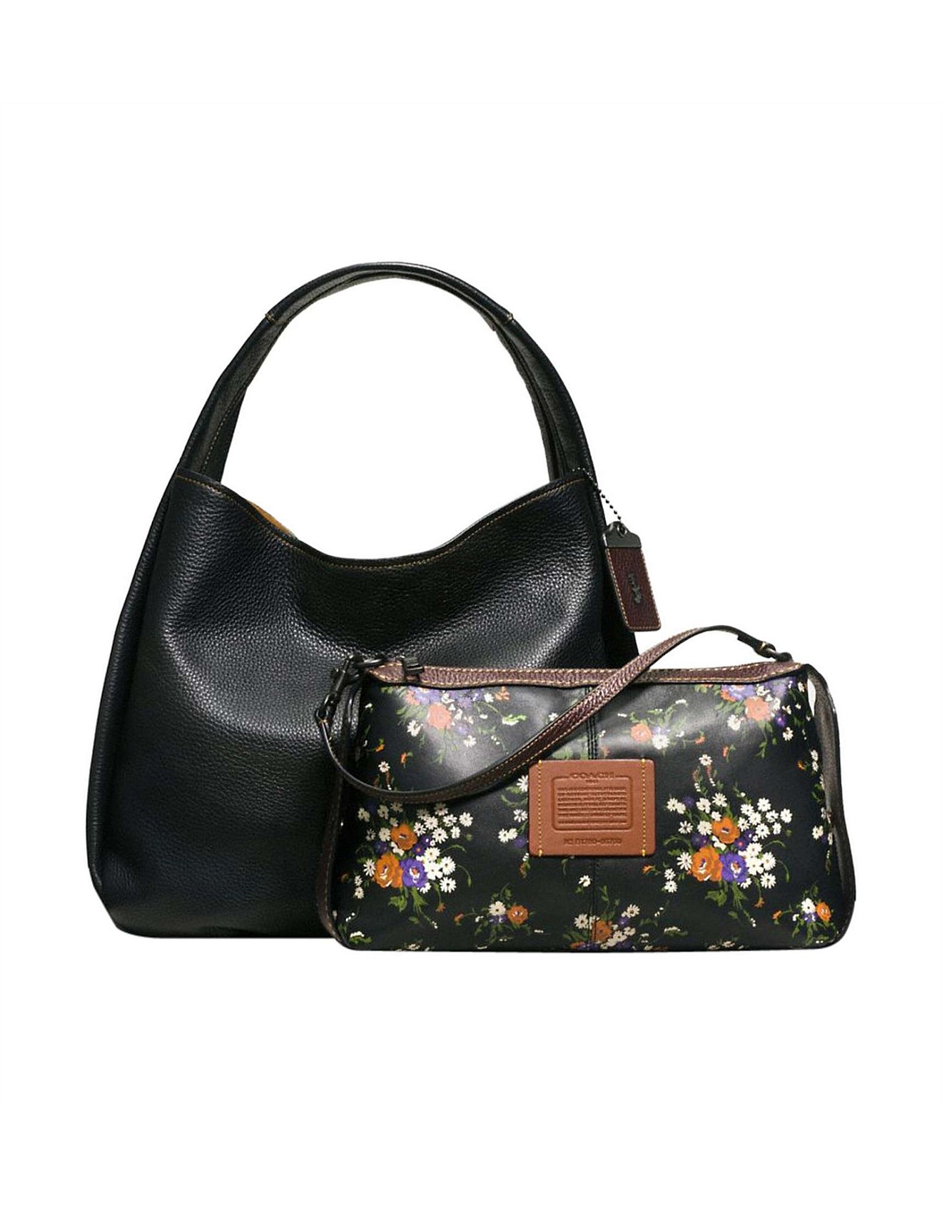 Coach Bandit Hobo 39 In Natural Pebble Leather David Jones