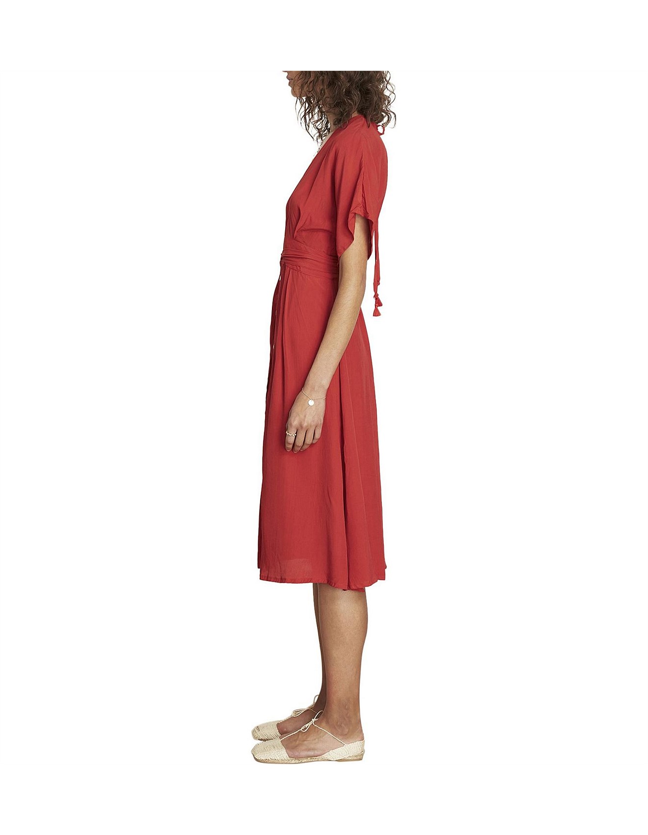 faithfull the brand mustang midi dress