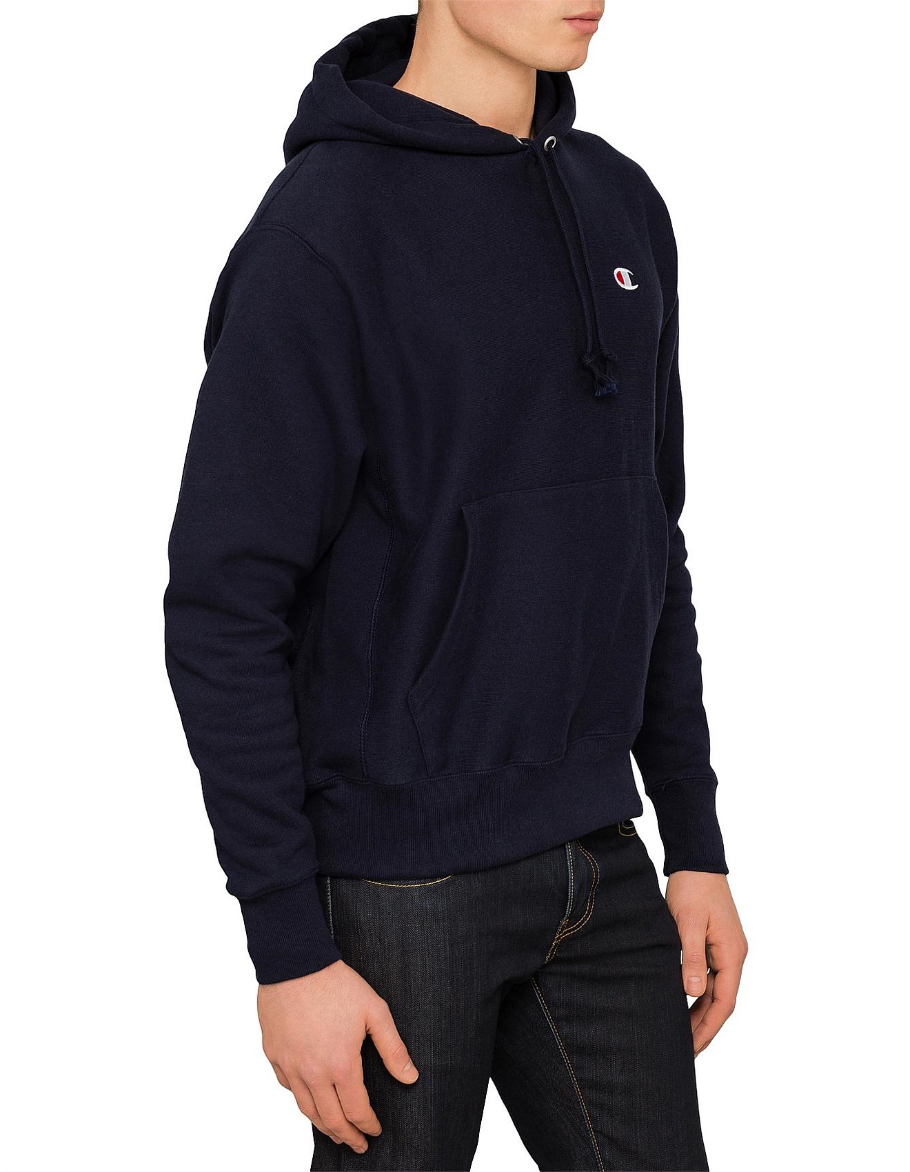Champion Mens Reverse Weave Hoodie David Jones - Main Image