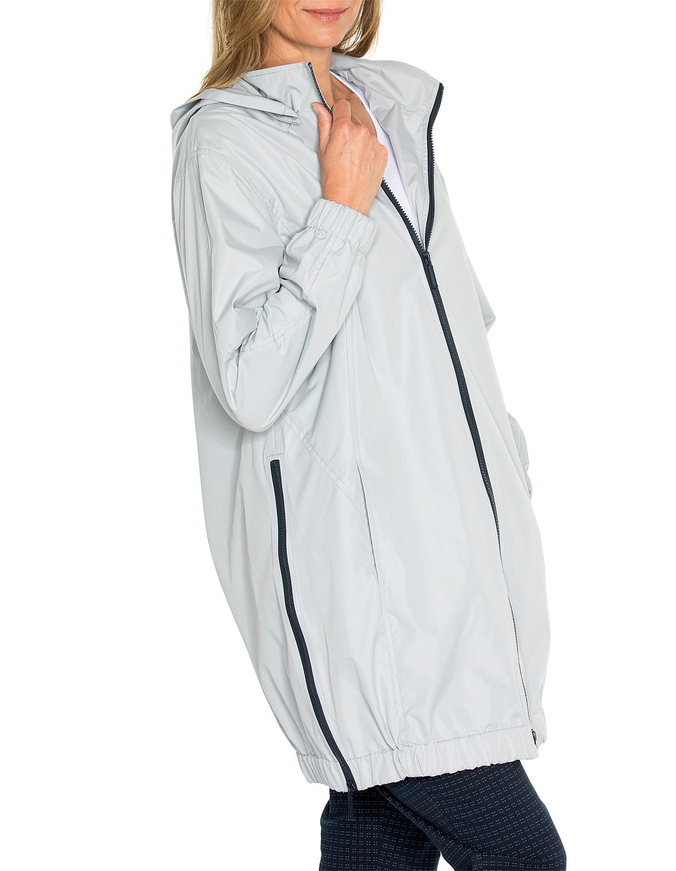 david jones raincoat