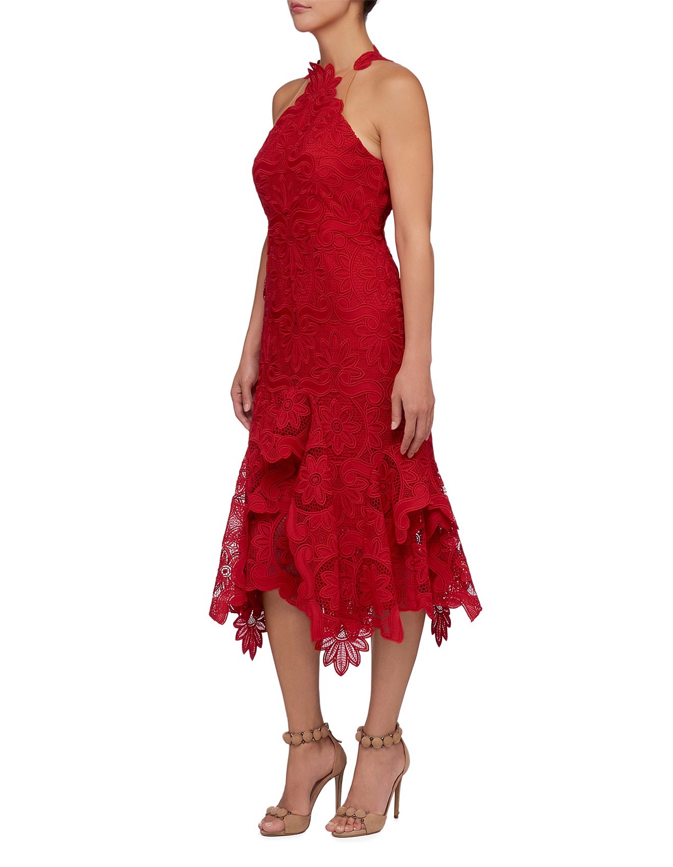 thurley waterlily midi dress