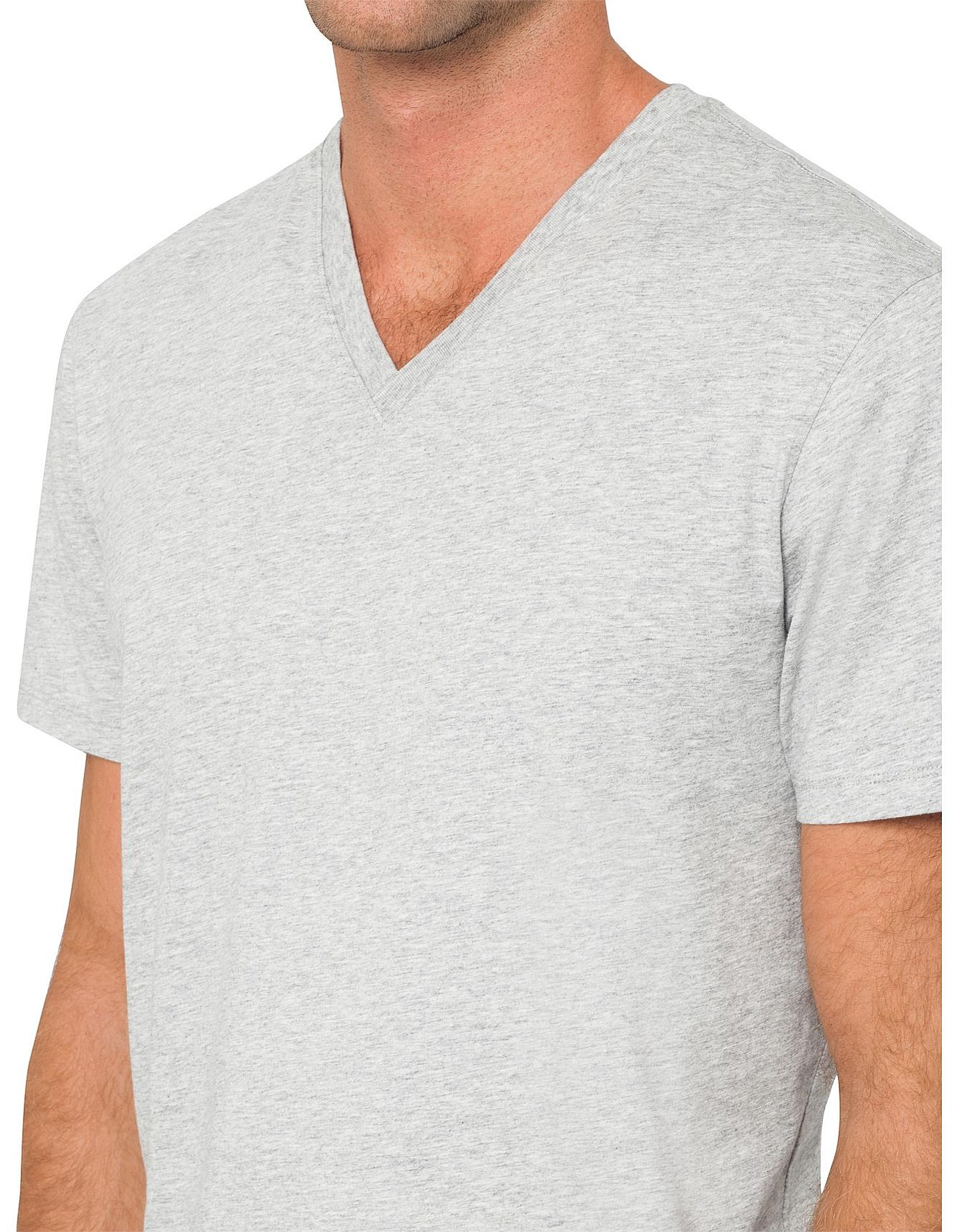 Basic Short Sleeve V Neck Top