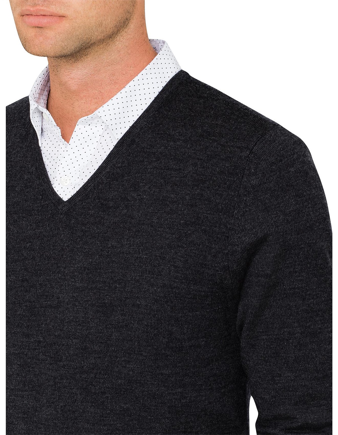 Knitwear Merino V Neck
