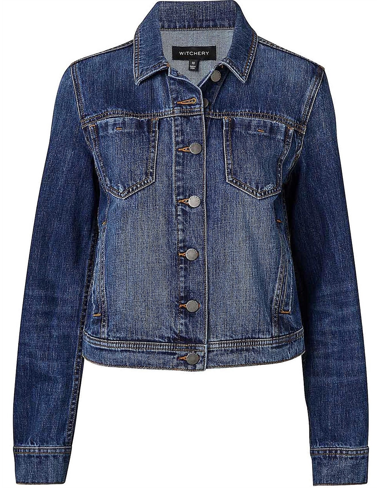witchery moss denim jacket