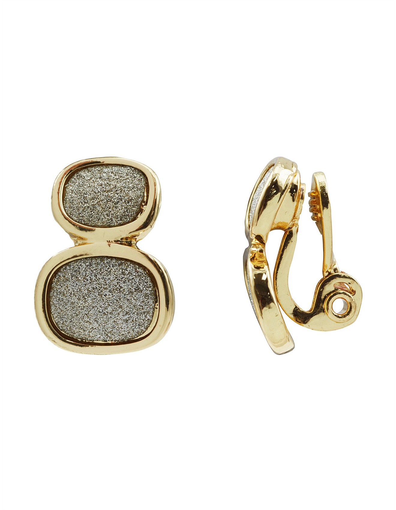 Stud Earrings Clip Earrings David Jones David Jones Clip On