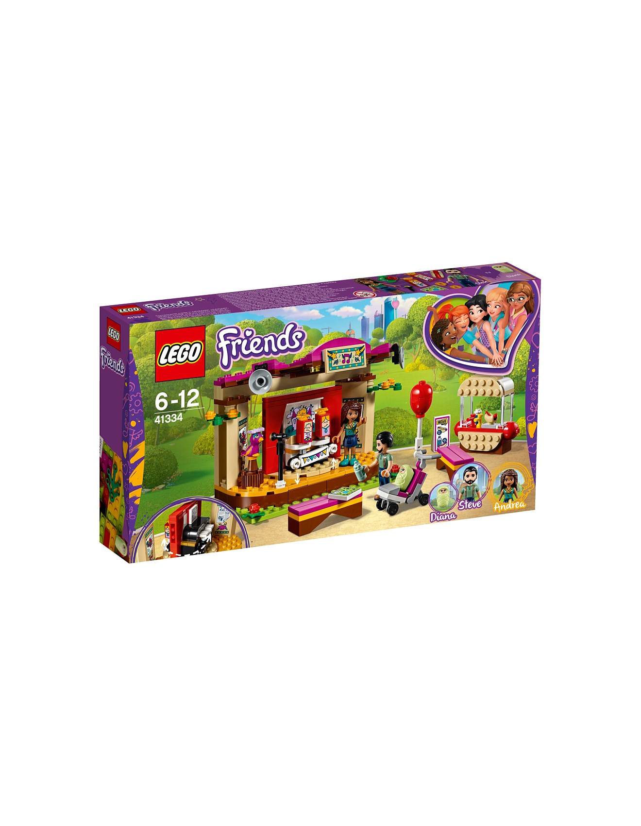Lego Friends Andrea's Park Performance 41334 David Jones - Main Image