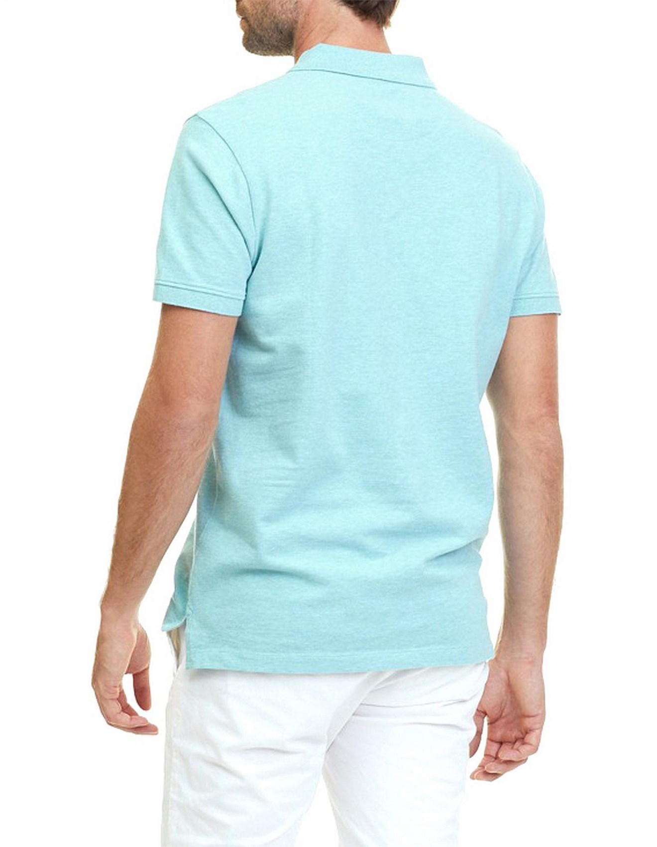 Country Road Stretch Pique Polo David Jones