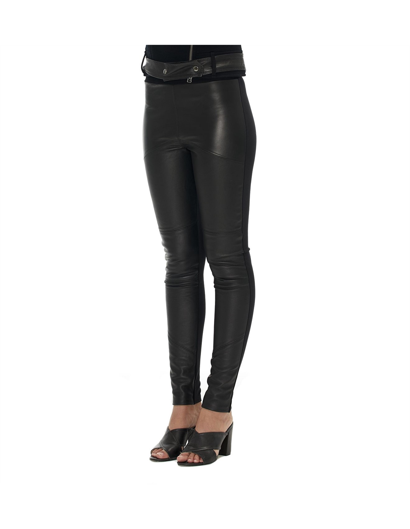 david jones leather pants