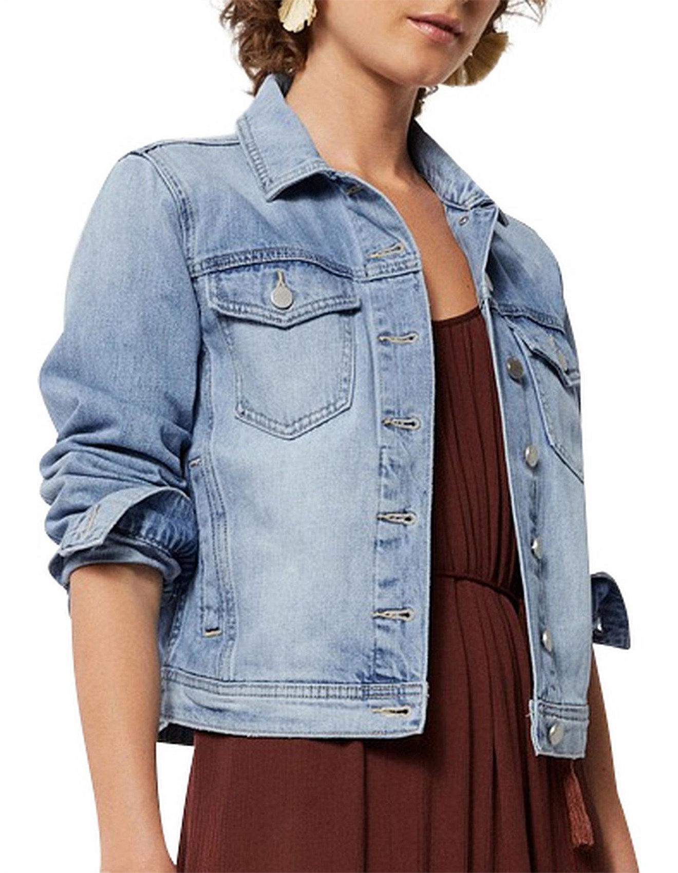 witchery moss denim jacket
