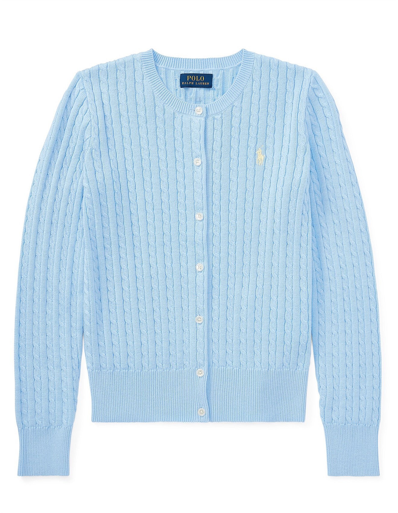 Girls - Mini-Cable Cotton Cardigan(8-14 Years)