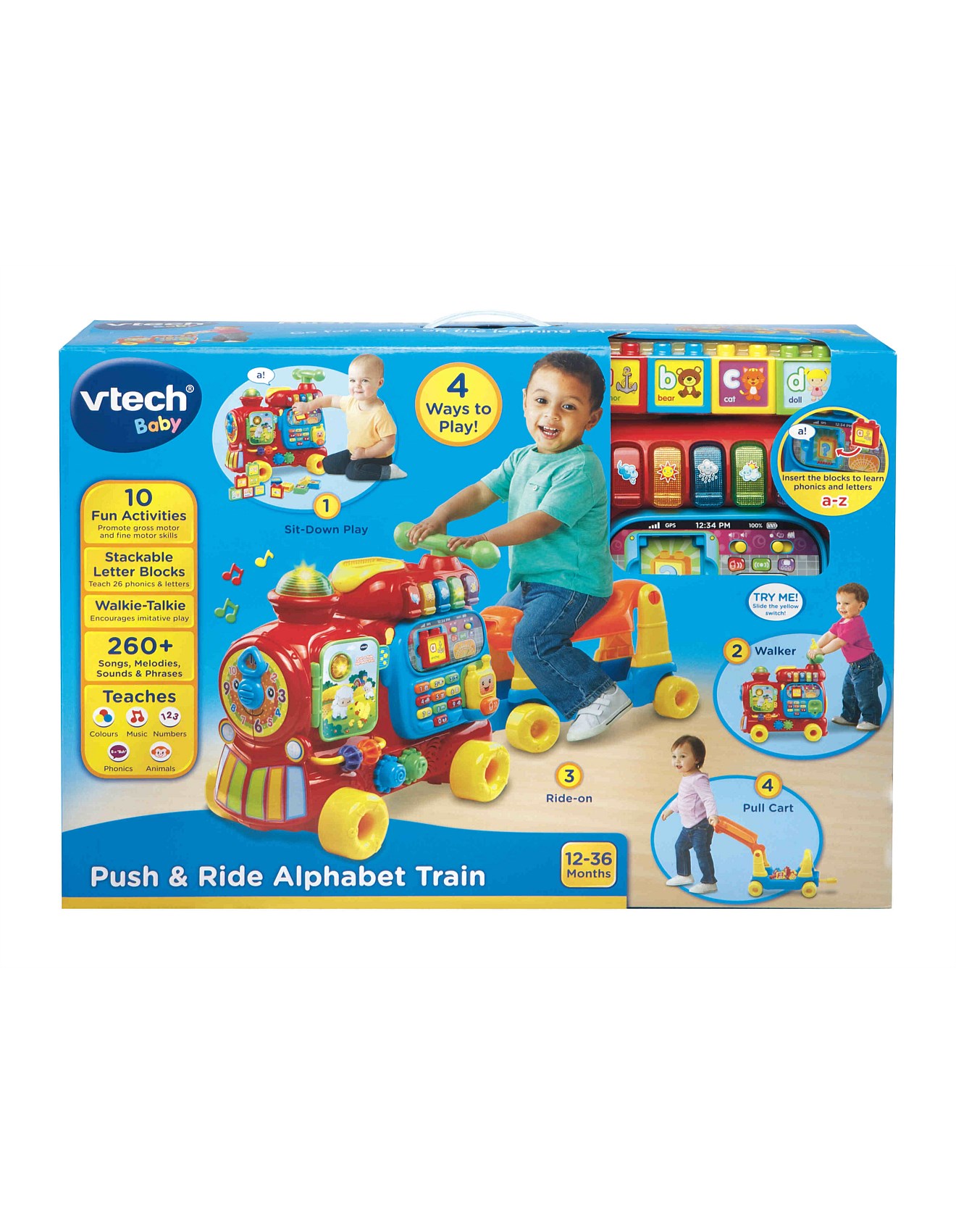 vtech push and ride alphabet train kmart