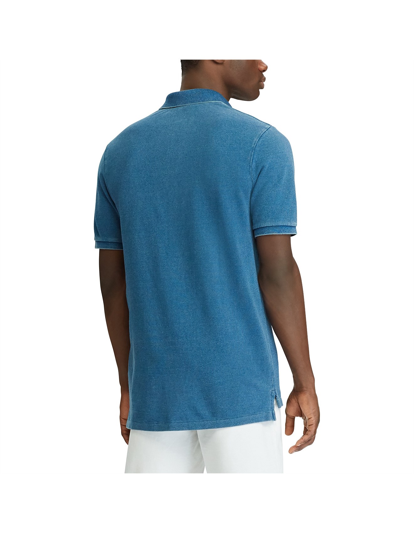 Polo Ralph Lauren Mens Custom Slim Fit Mesh Polo David Jones