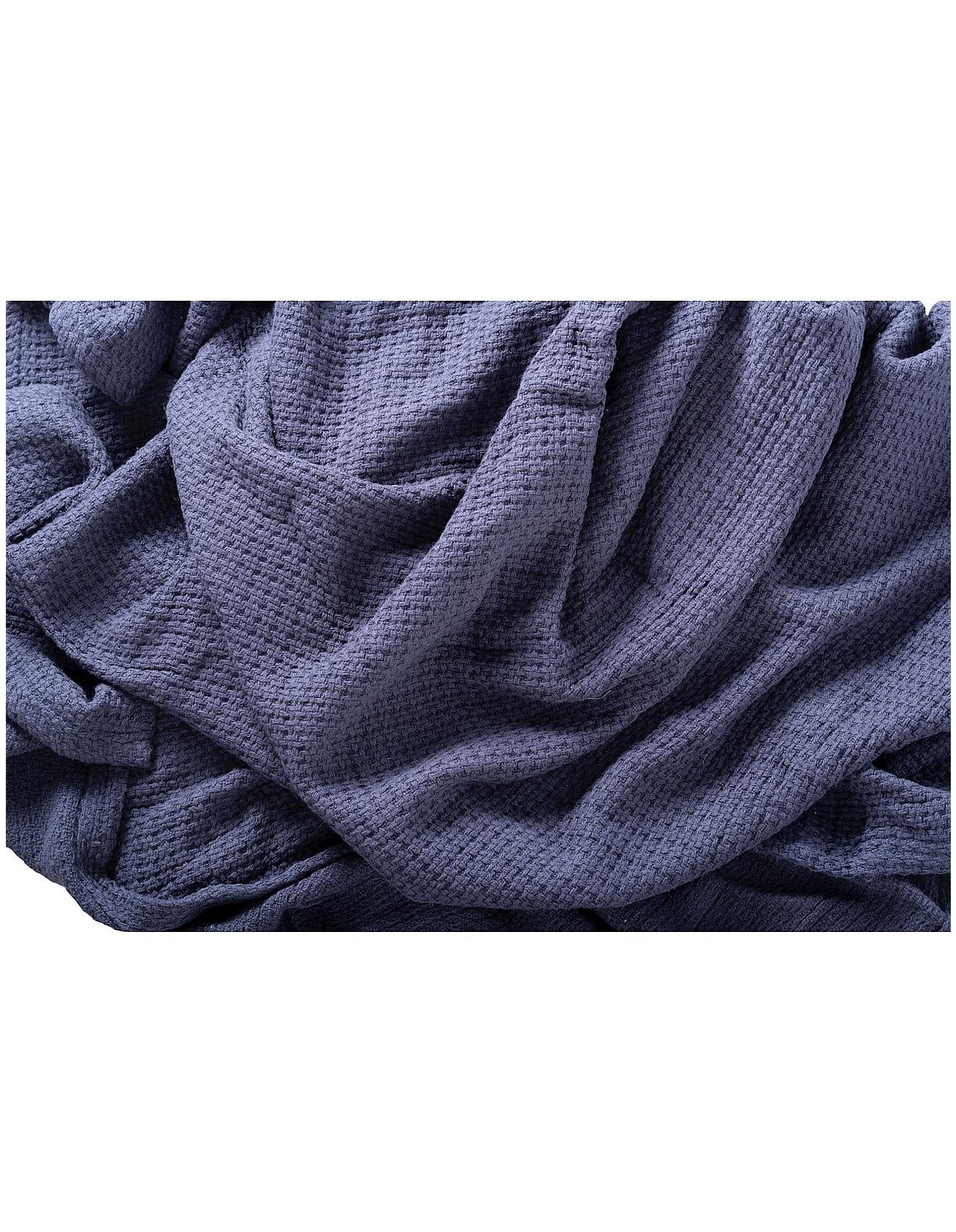 Bed And Bath Buy Bedding, Quilts & More David Jones Moss Stitch Cotton Blanket Single
