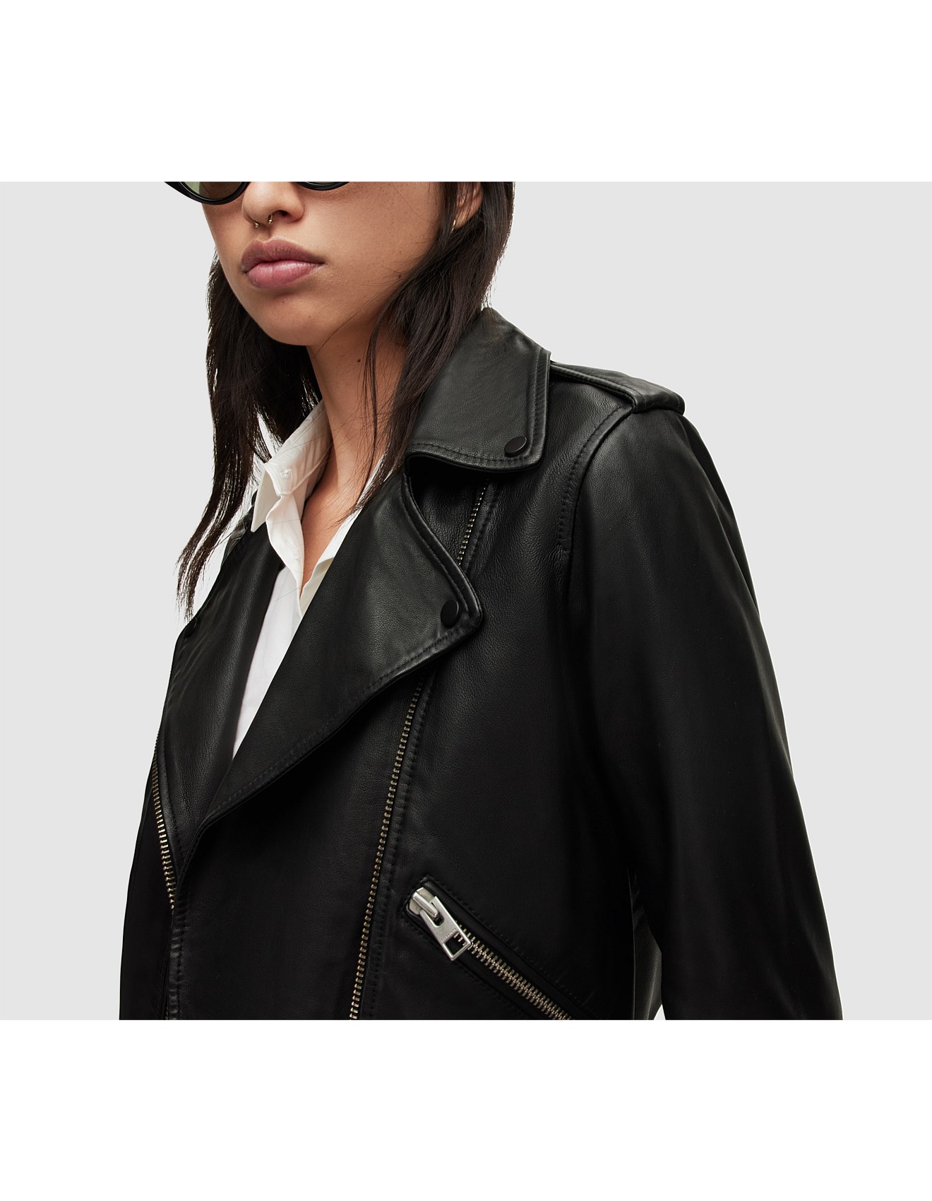 Balfern バイカージャケット ALLSAINTS（オールセインツ）の「BALFERN STUDDED LEATHER BIKER