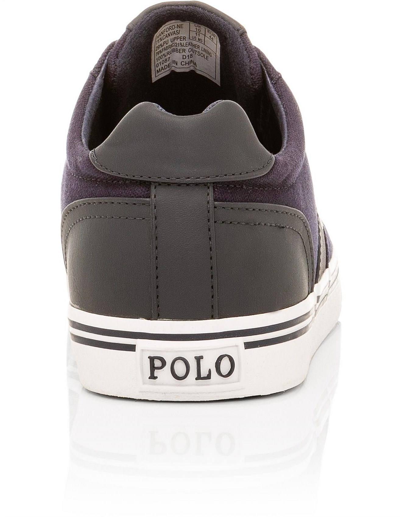 Polo Ralph Lauren Hanford Canvas Sneaker David Jones