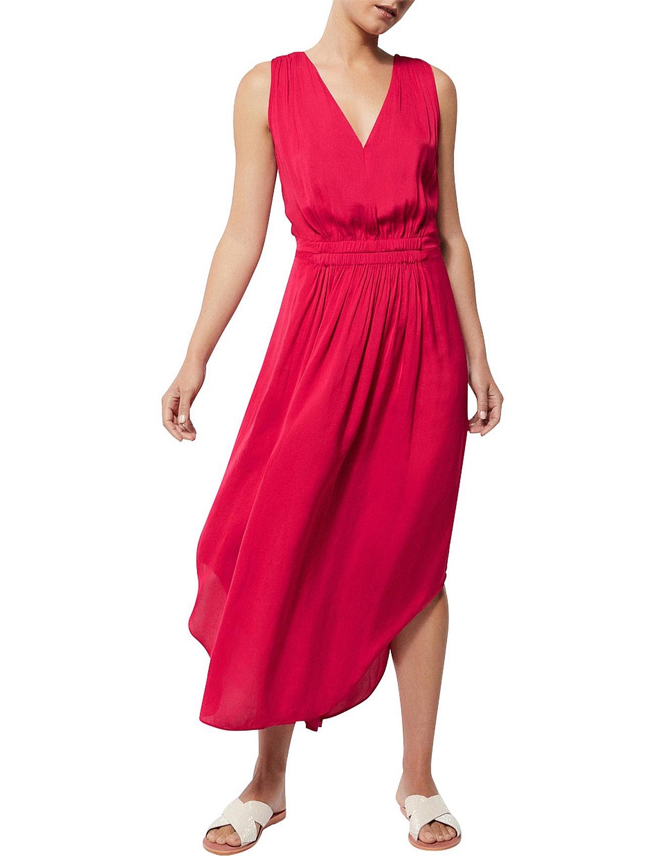 witchery v neck midi dress