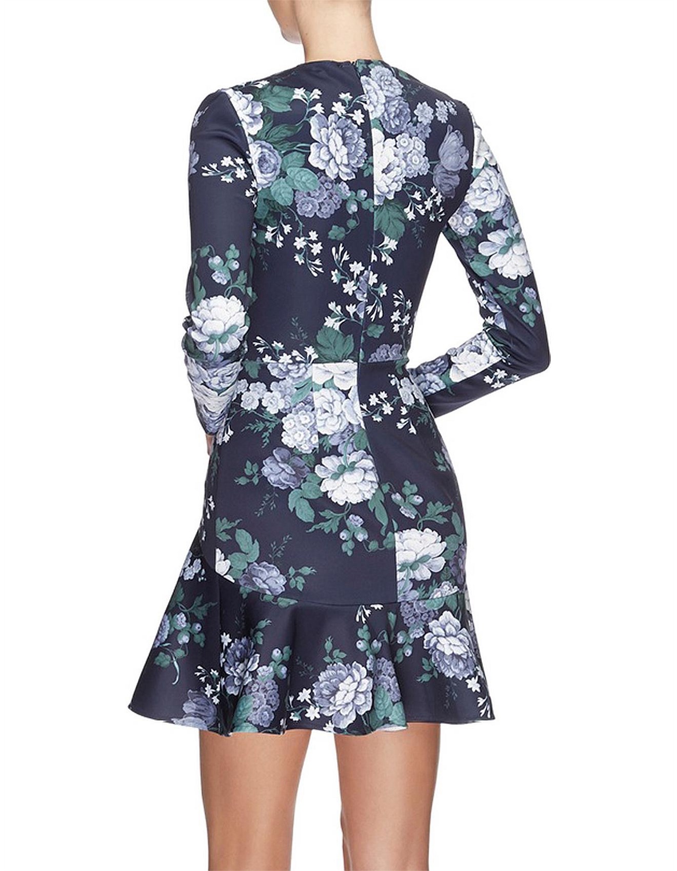 lover peony mini flip dress