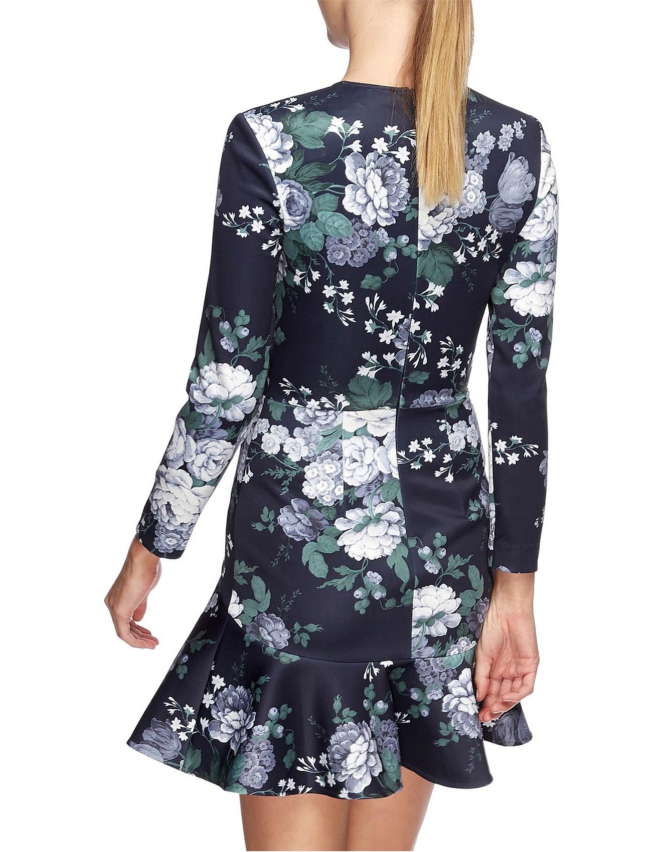 lover peony mini flip dress