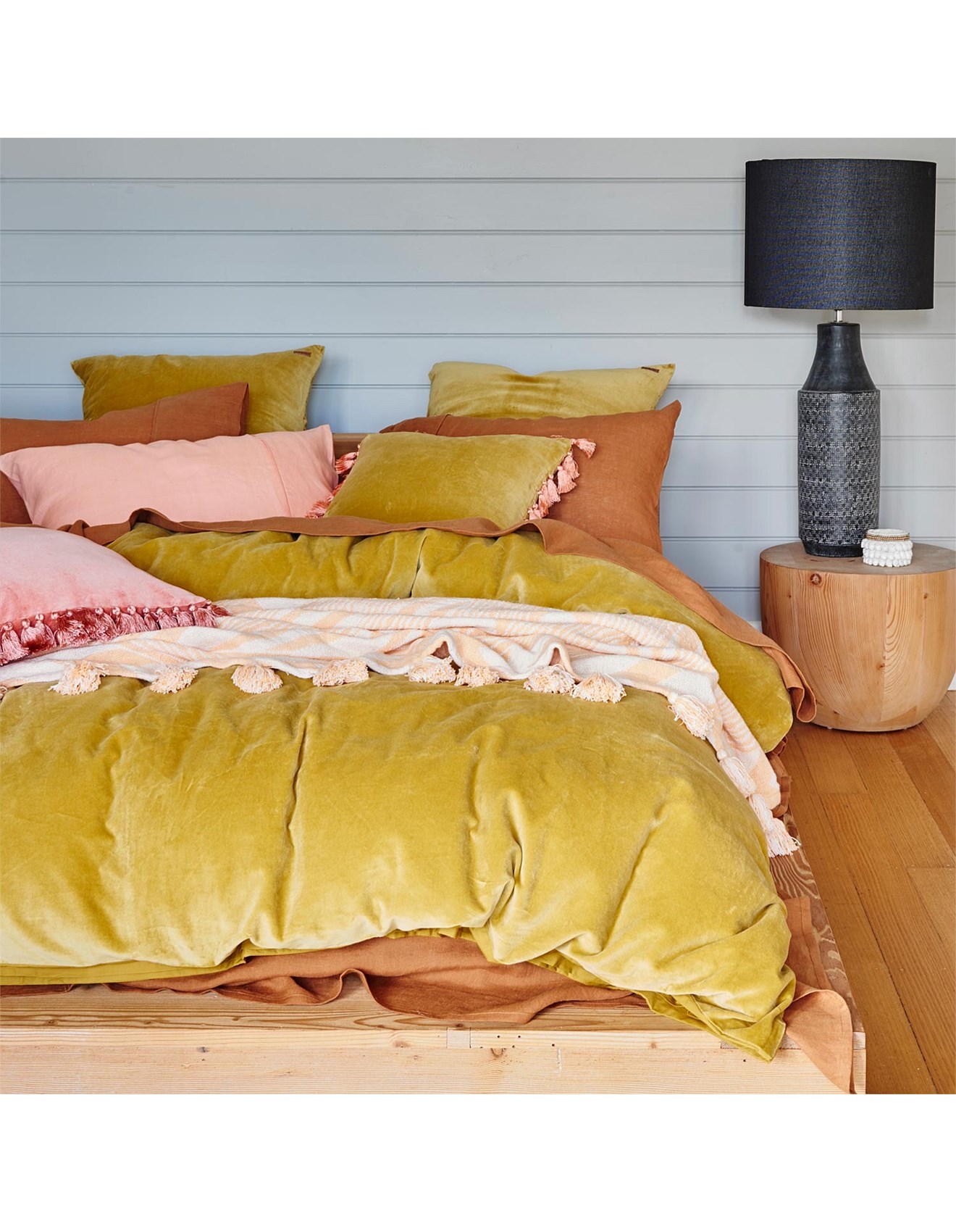 Kip & Co Velvet King Quilt Cover David Jones