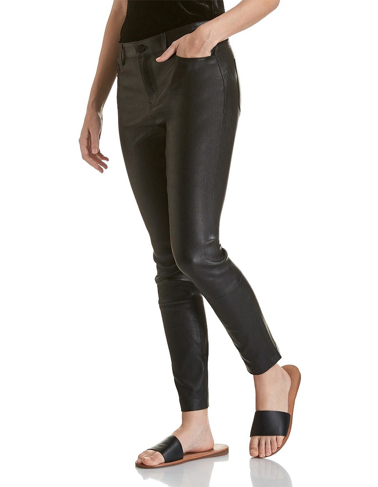 david jones leather pants
