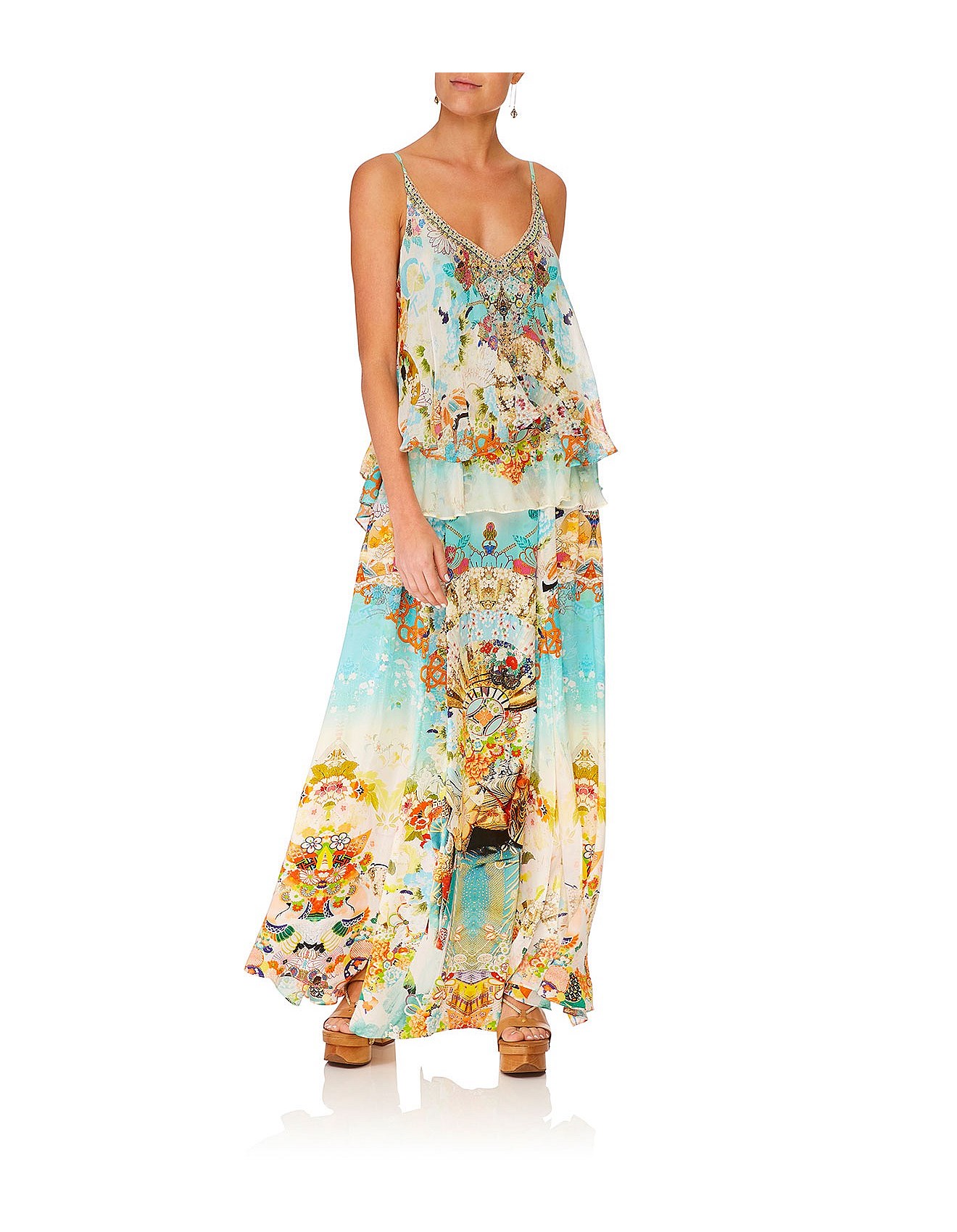 Camilla Retro's Rainbow Double Layered Cami David Jones