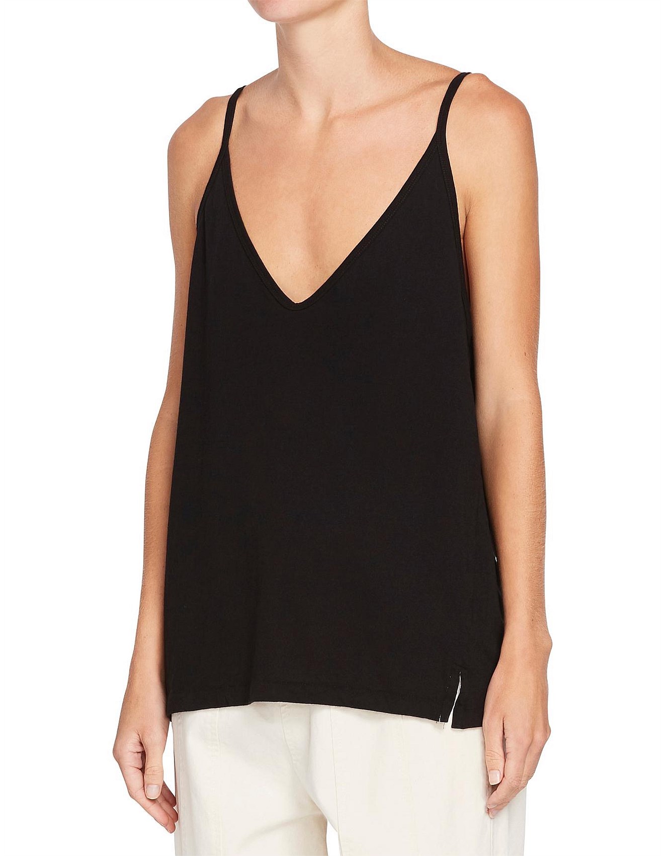 Tops, Tees & T-Shirts - V Neck Jersey Camisole