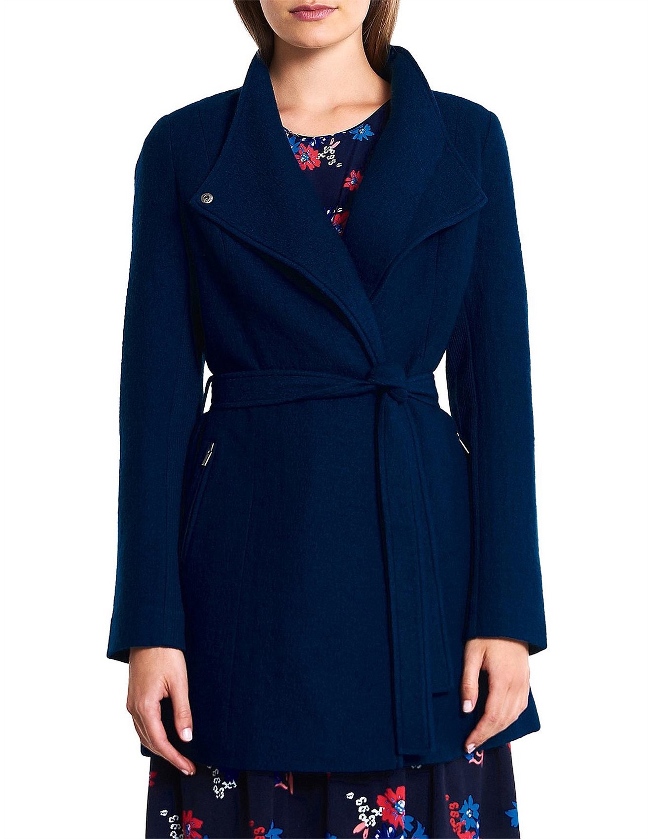 marcs navy coat