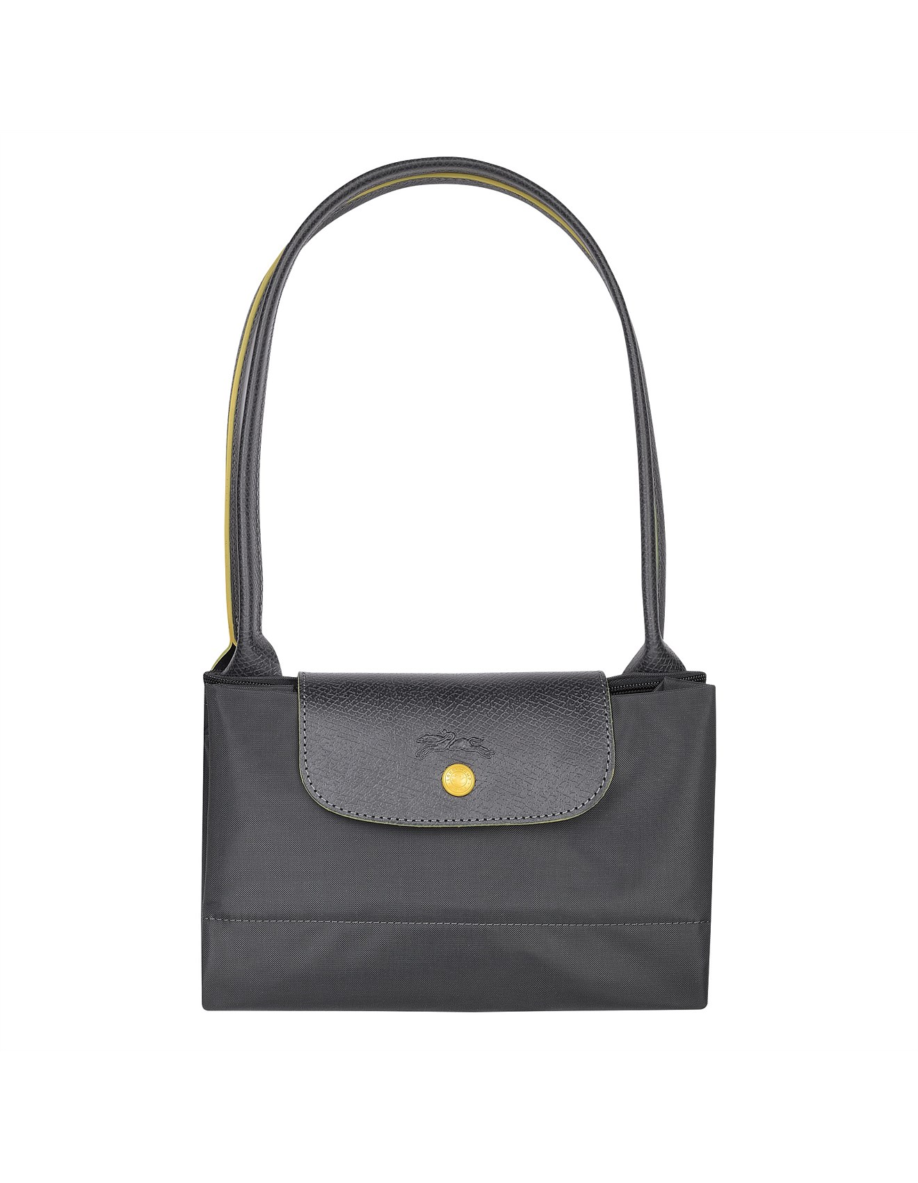 Longchamp Le Pliage Club Shoulder Bag Gun Metal In Nylon David Jones