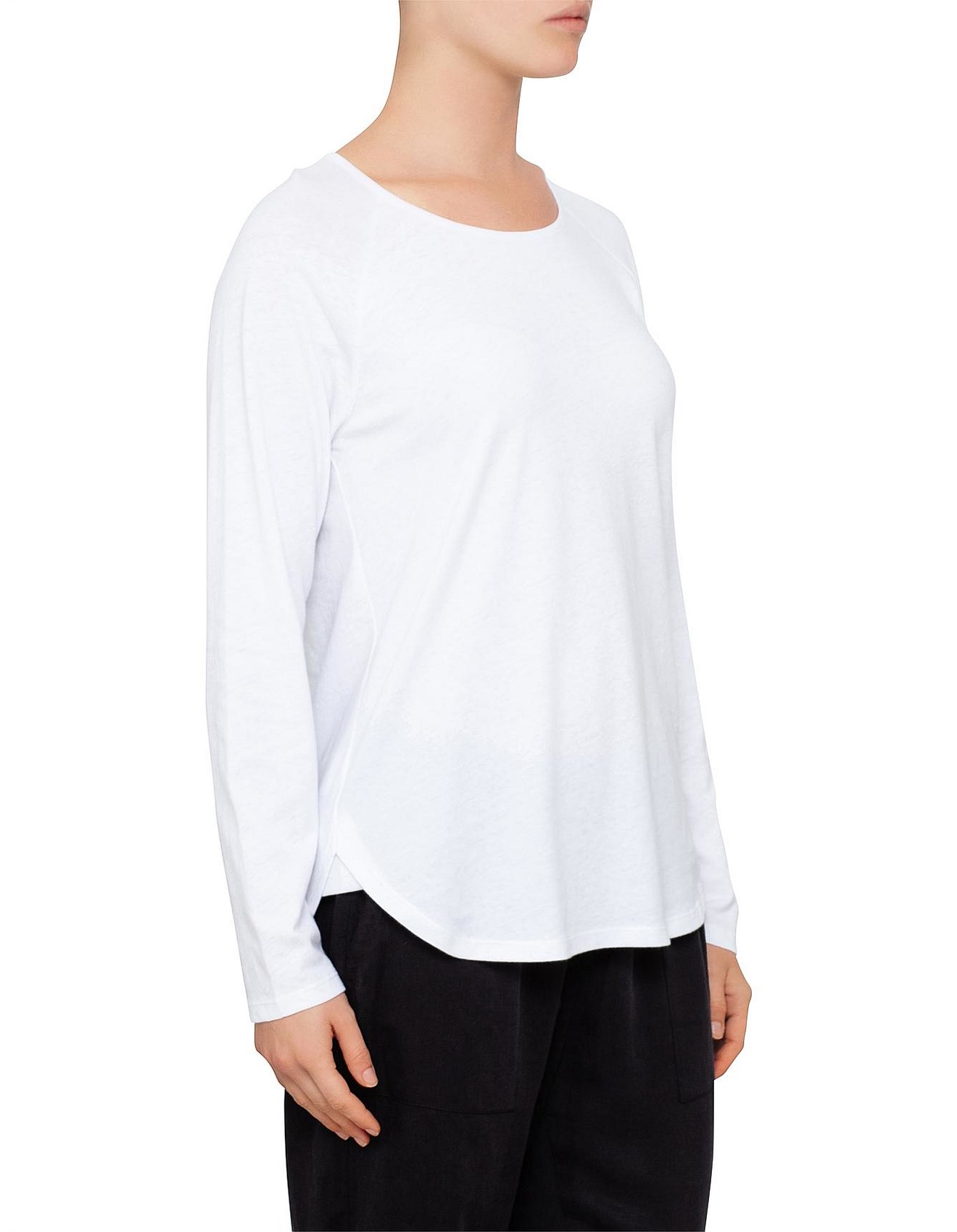 David Jones Long Sleeve Raglan Top David Jones