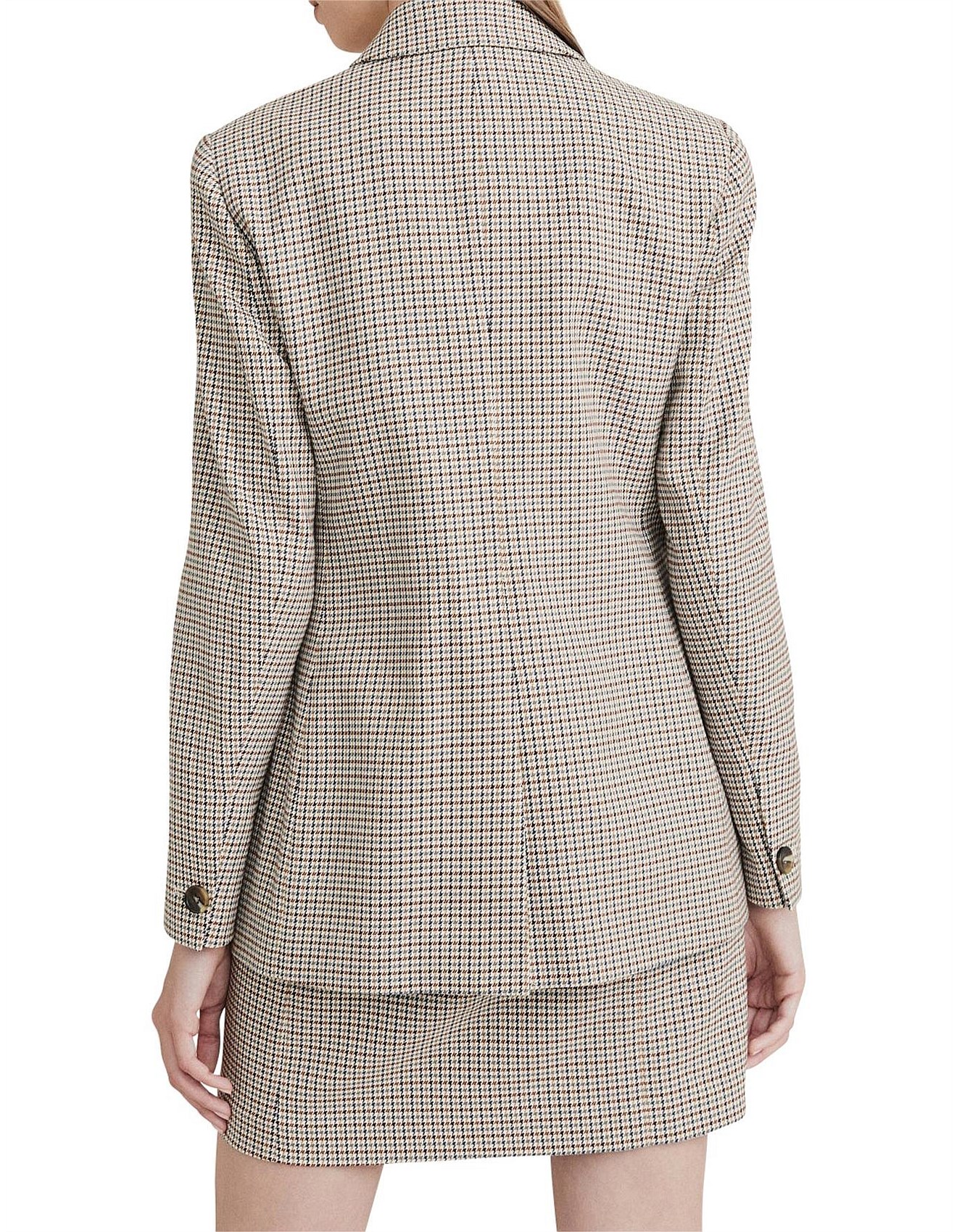 witchery houndstooth blazer