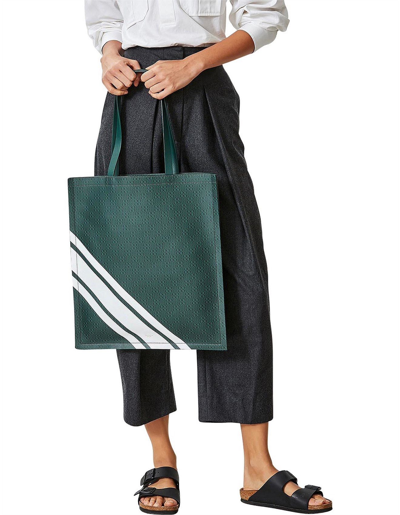 Oroton Venture Stripe Magazine Tote David Jones