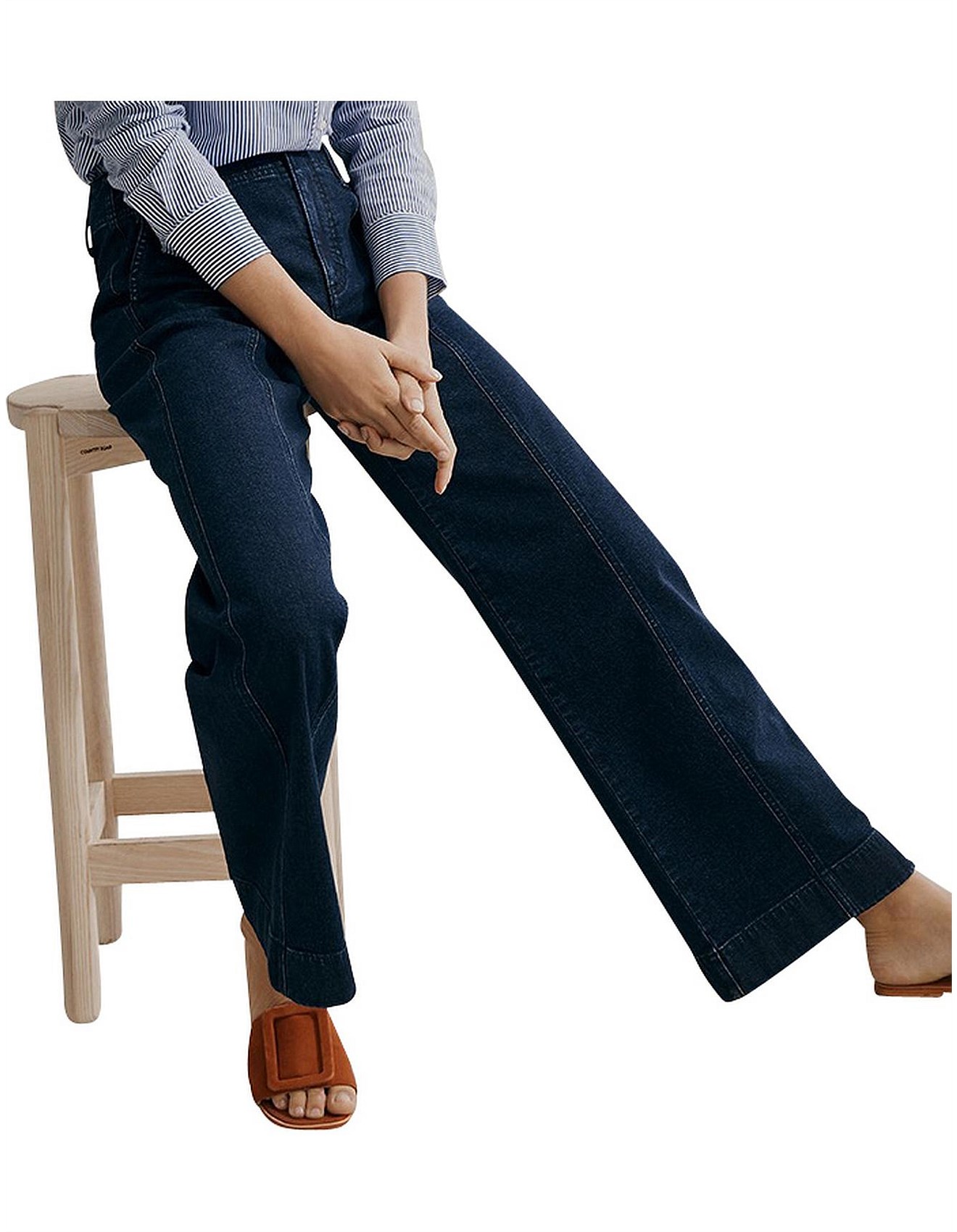 country road high wide jean