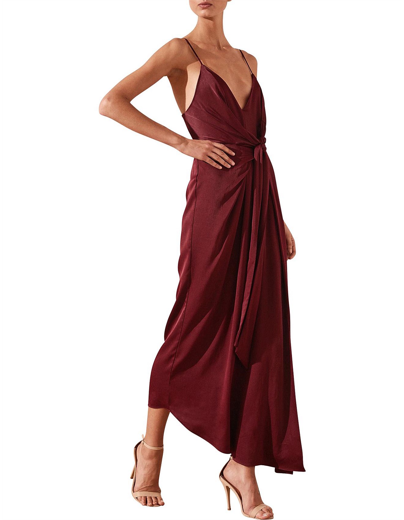 shona joy giselle cocktail midi dress