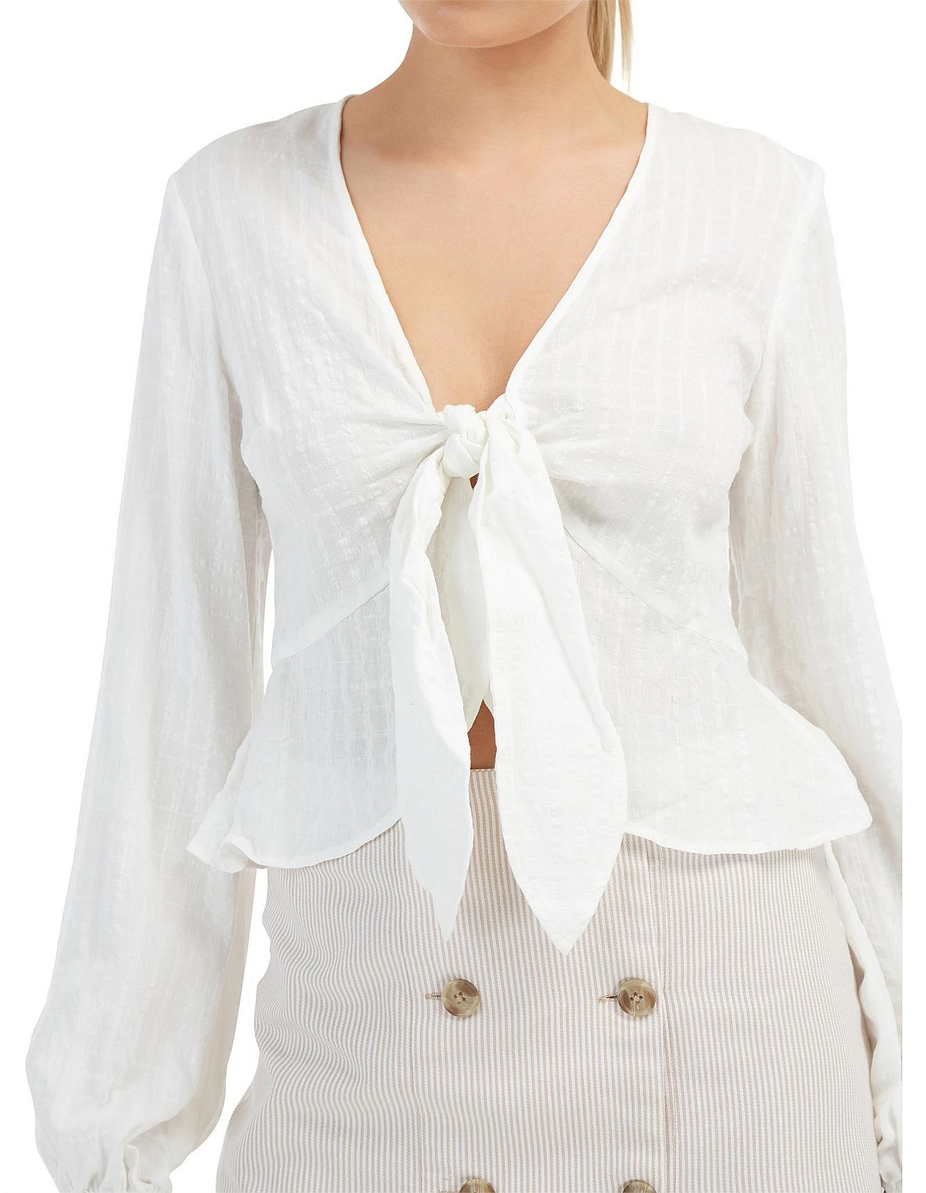 Women's Long Sleeved Tops Long Sleeved Shirts David Jones hazel